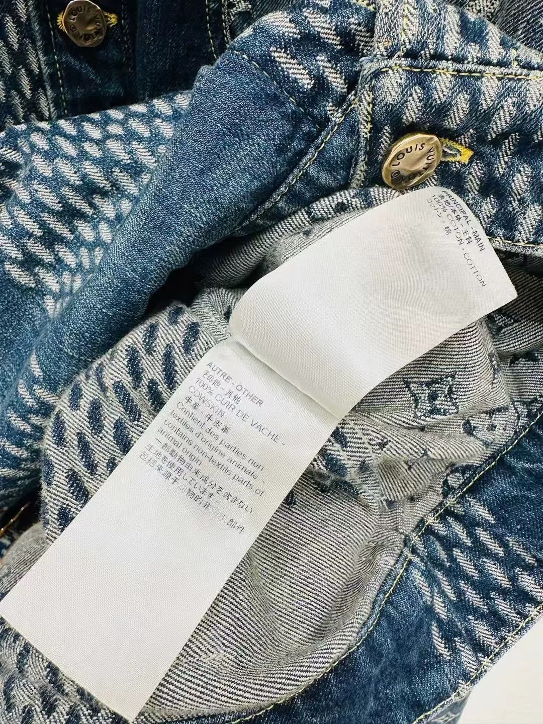 Louis Vuitton Louis Vuitton x Nigo Damier Giant Denim Jacket Size US M / EU 48-50 / 2 - 6 Thumbnail