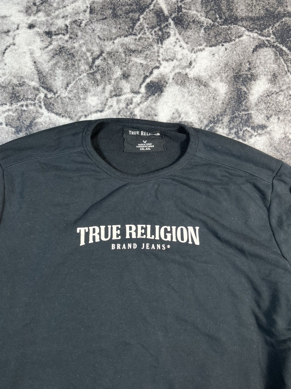True Religion True Religion Brand Jeans Logo Crewneck Sweatshirt XXL Size US XXL / EU 58 / 5 - 4 Thumbnail