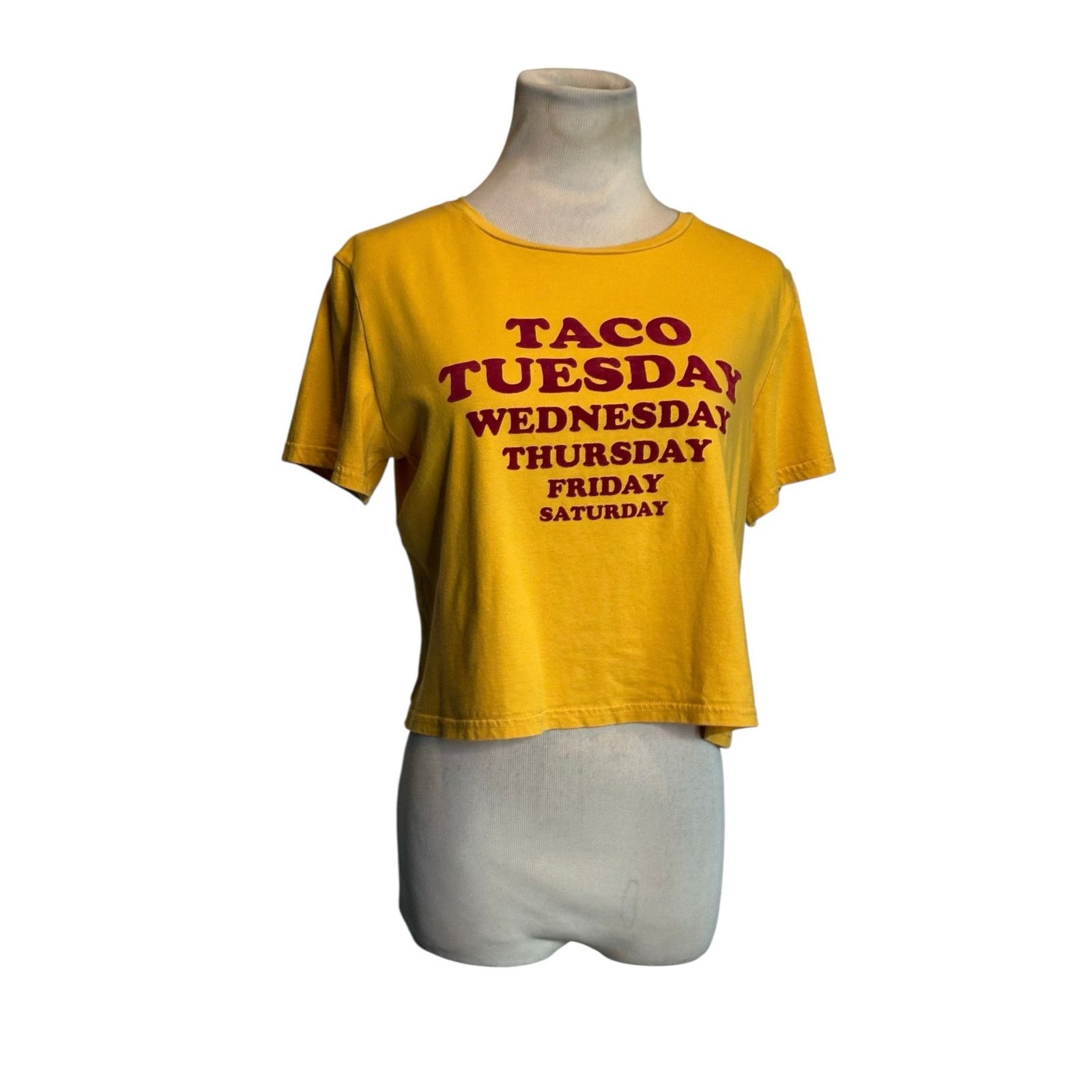 MINKPINK Minkpink yellow mustard Taco Tuesday graphic tee size Small Size S / US 4 / IT 40 - 10 Thumbnail