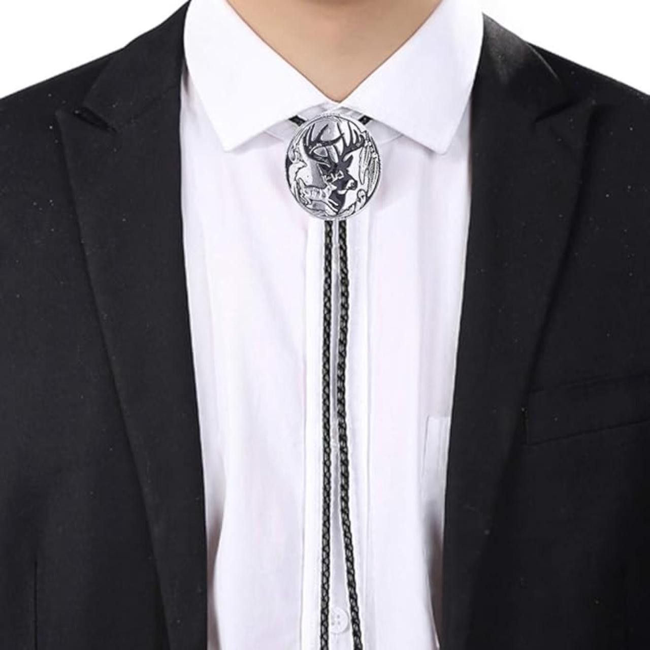 Other Handmade Round Shape Western Bolo Tie Size ONE SIZE - 3 Thumbnail