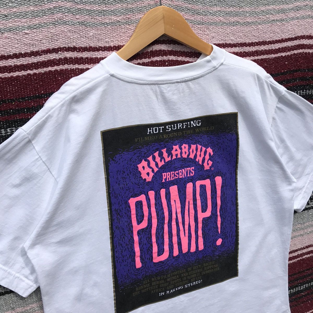 Billabong Vintage Billabong Baggy Tee Back Hit Billabong Surfboards Size US M / EU 48-50 / 2 - 7 Thumbnail