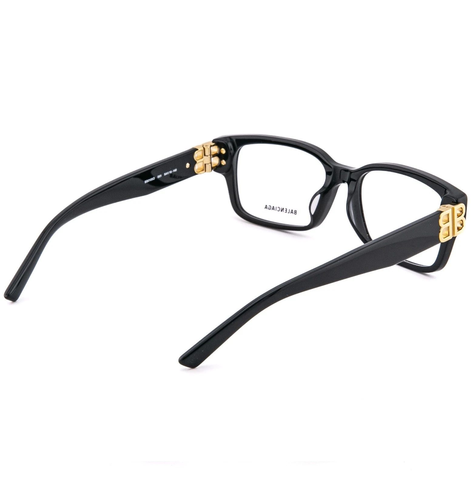 Balenciaga BALENCIAGA 0105 Black Logo Classic Eyeglasses BB0105O 001 Size ONE SIZE - 3 Thumbnail