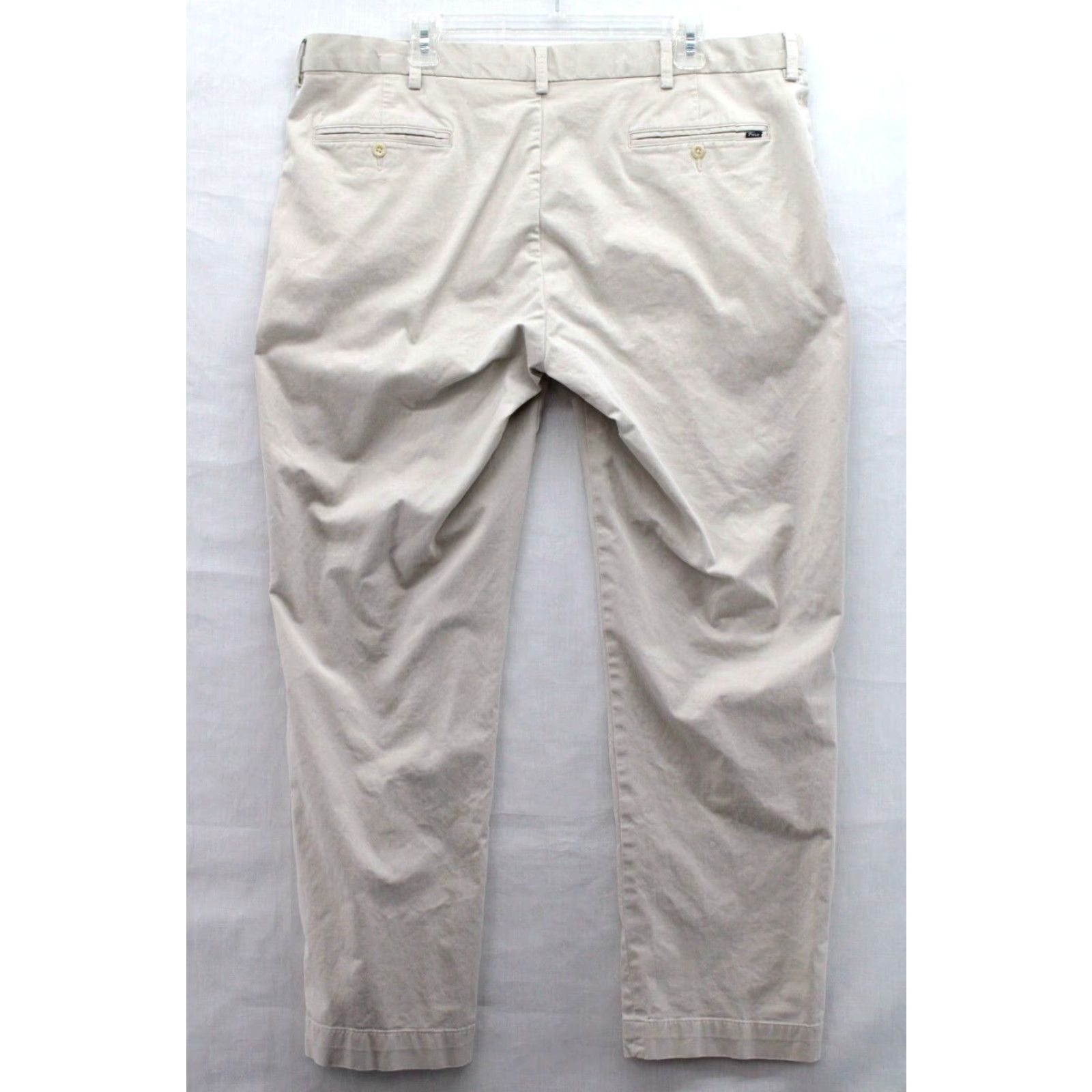 Polo Ralph Lauren Polo Ralph Lauren Pants Men's 42X31 Beige Straight Classic Fit Chino Preppy Pants/Chino Beige 5-Pocket Design City Preppy Office Adult Mens Size US XL / EU 56 / 4 - 3 Thumbnail