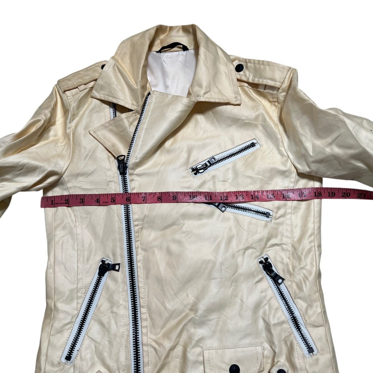 If Six Was Nine 🔥 Custom Culture Double Asymetric Zipper Jacket Size US M / EU 48-50 / 2 - 19 Thumbnail