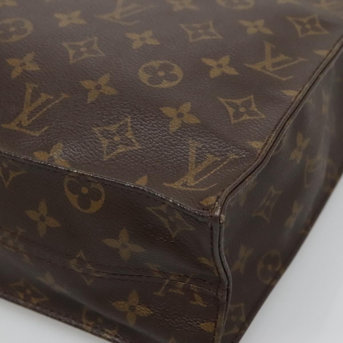 Louis Vuitton LOUIS VUITTON Monogram Sac Plat Hand Bag M51140 Size ONE SIZE - 9 Thumbnail