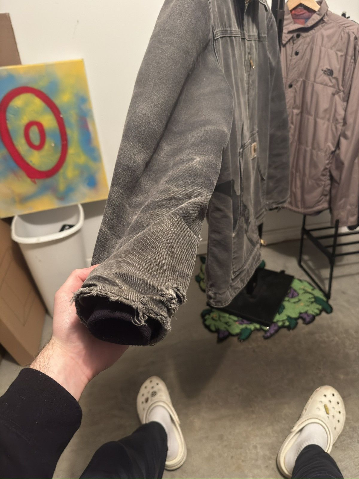 Carhartt Carhartt Vintage Distressed Sherpa Lined Work Jacket Size US M / EU 48-50 / 2 - 4 Thumbnail