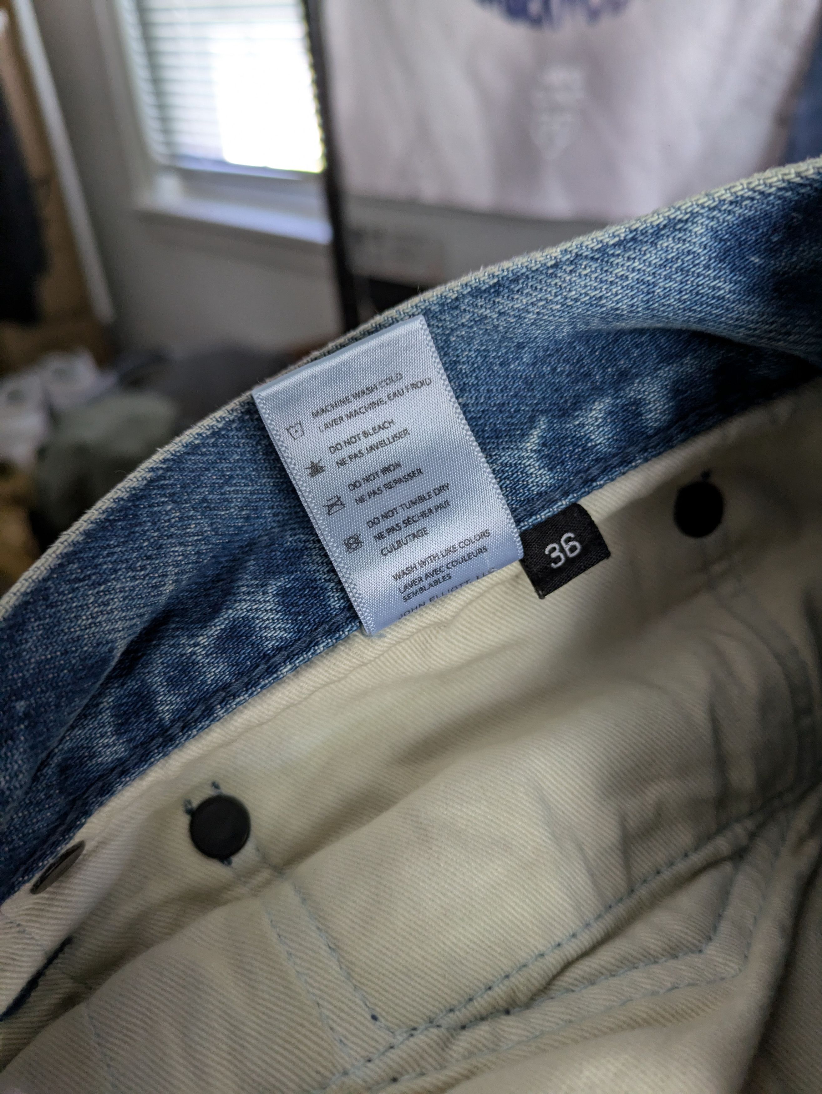 John Elliott Cast 2 Japanese Denim Jeans Size US 36 / EU 52 - 9 Thumbnail