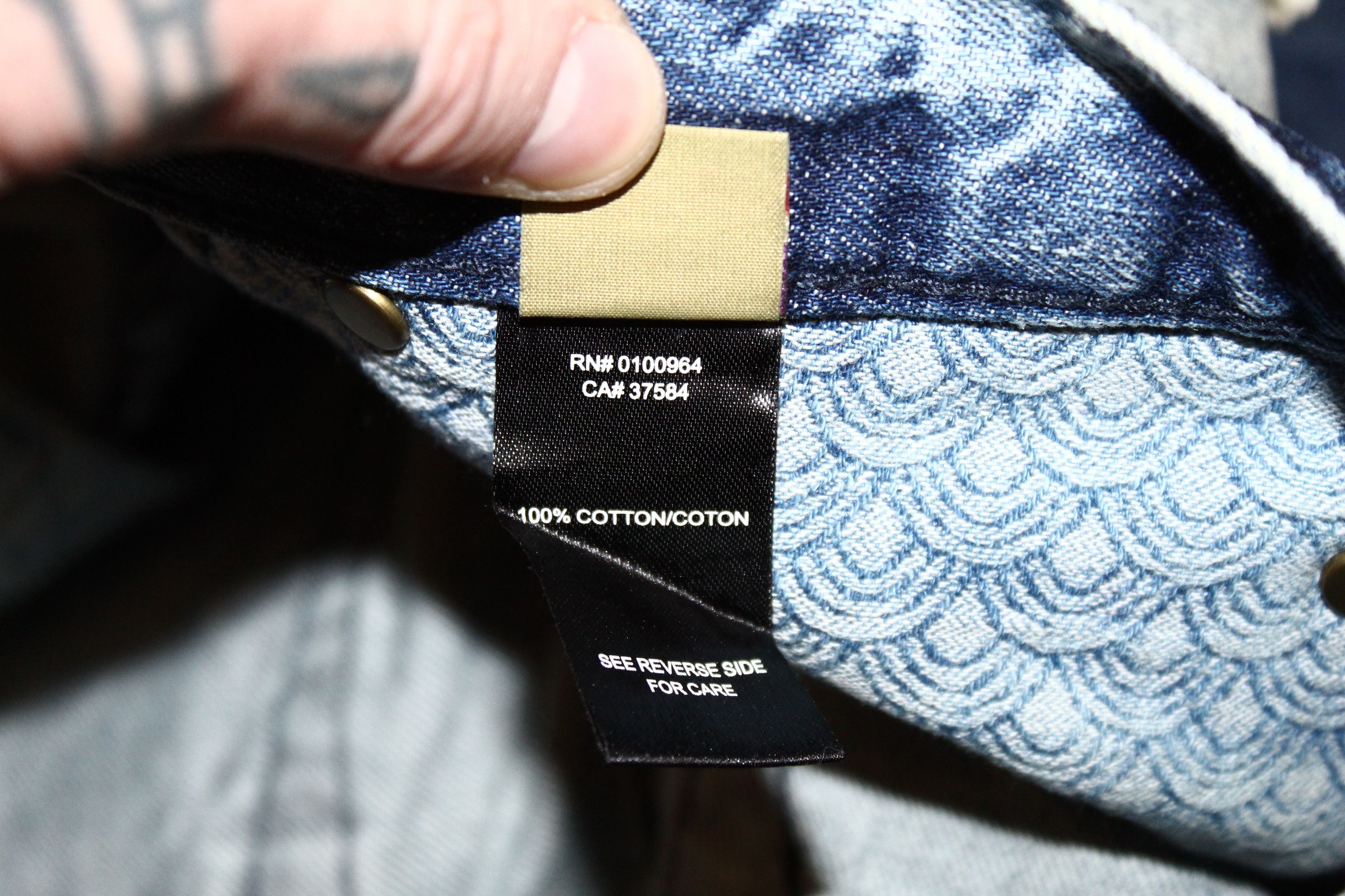 Prps PRPS Donwan Harrell Distressed Patchwork Rip Repair Denim Size US 31 - 10 Thumbnail