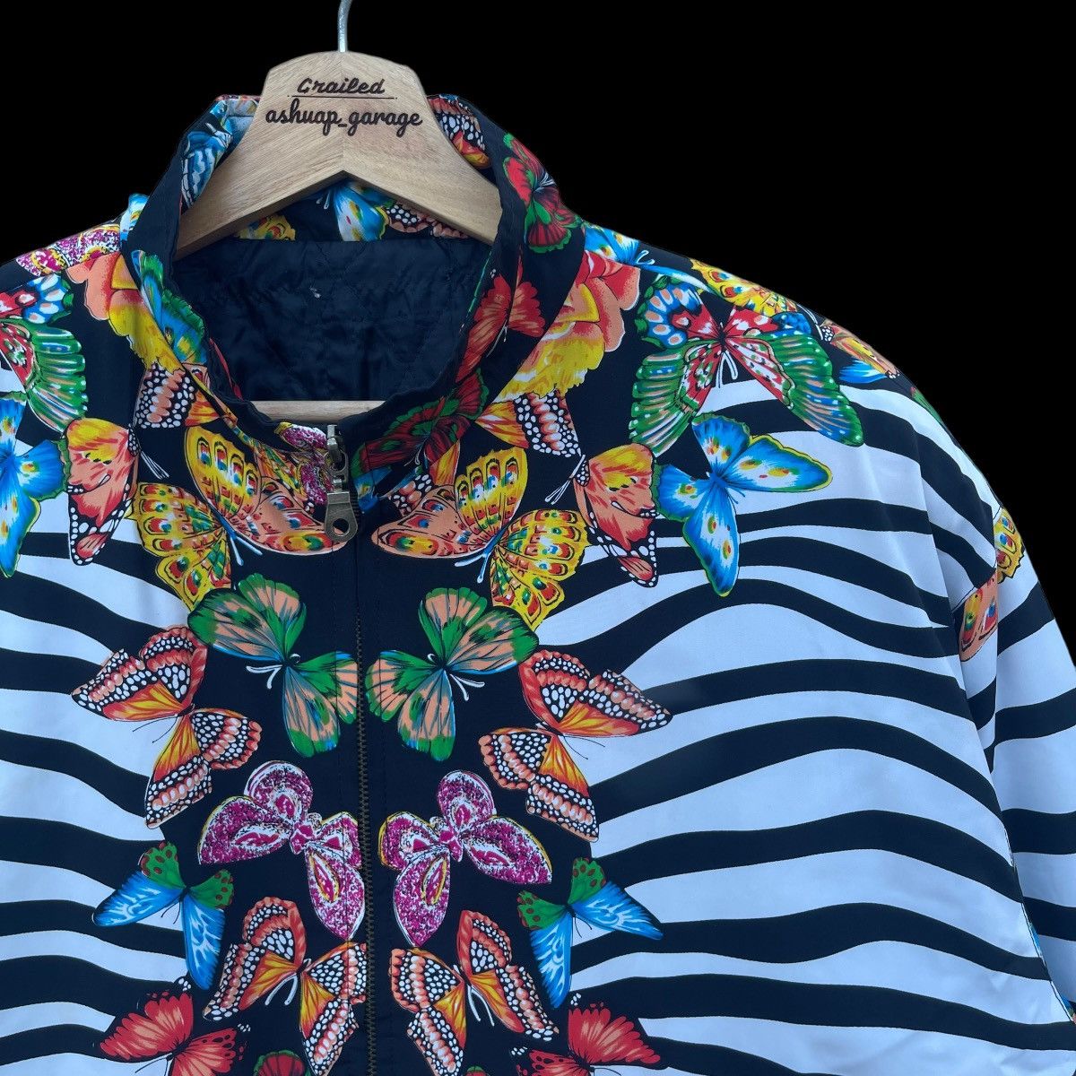 Native Floral Natives Print All Over Me Satin Bomber Size US L / EU 52-54 / 3 - 4 Thumbnail