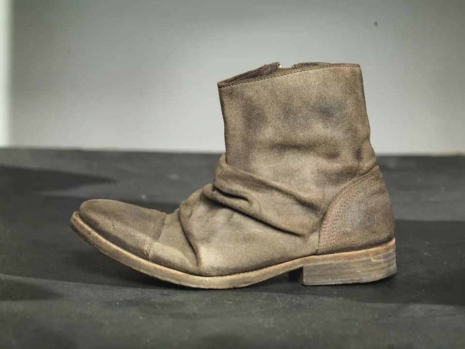 Allsaints All Saints Leather Suede Boots Sharpei Brown 42 Size US 9.5 / EU 42-43 - 2 Thumbnail