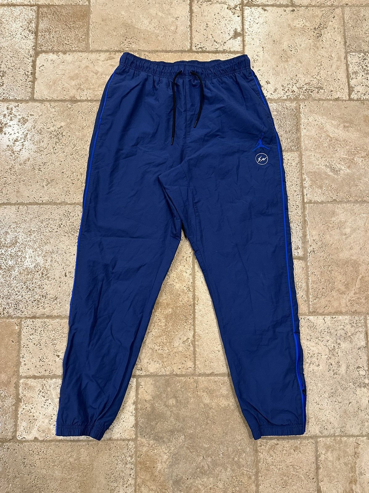 Fragment Design × Jordan Brand Jordan Brand x Fragment Design Woven Nylon Navy/Blue Pants Size US 34 / EU 50 - 1 Thumbnail
