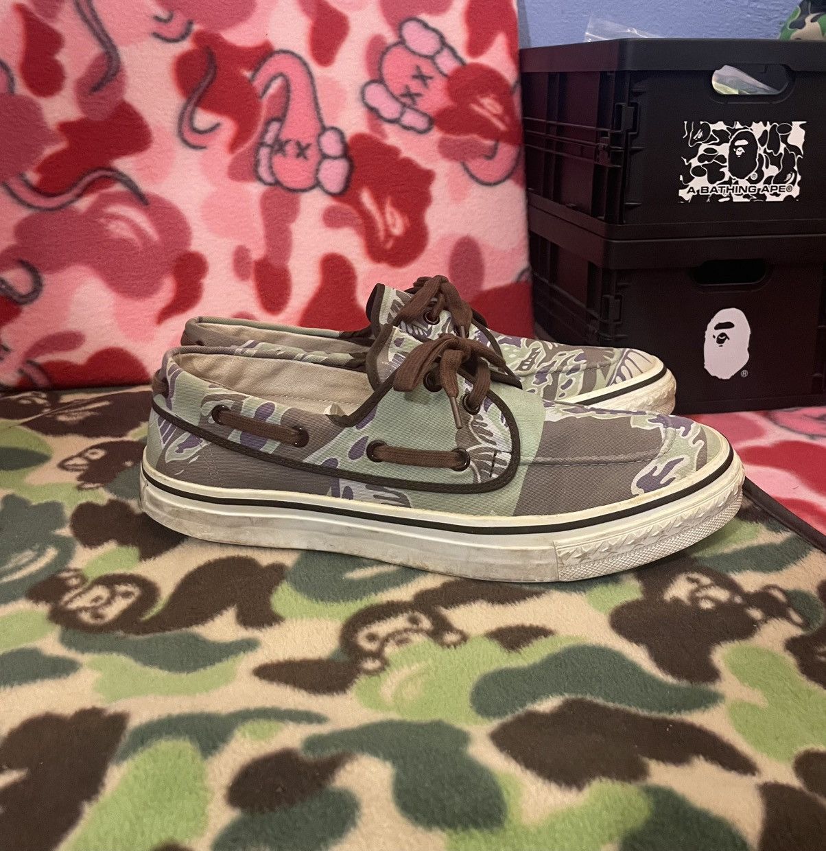 Bape Bape low Bapesta Size US 8.5 / EU 41-42 - 3 Thumbnail