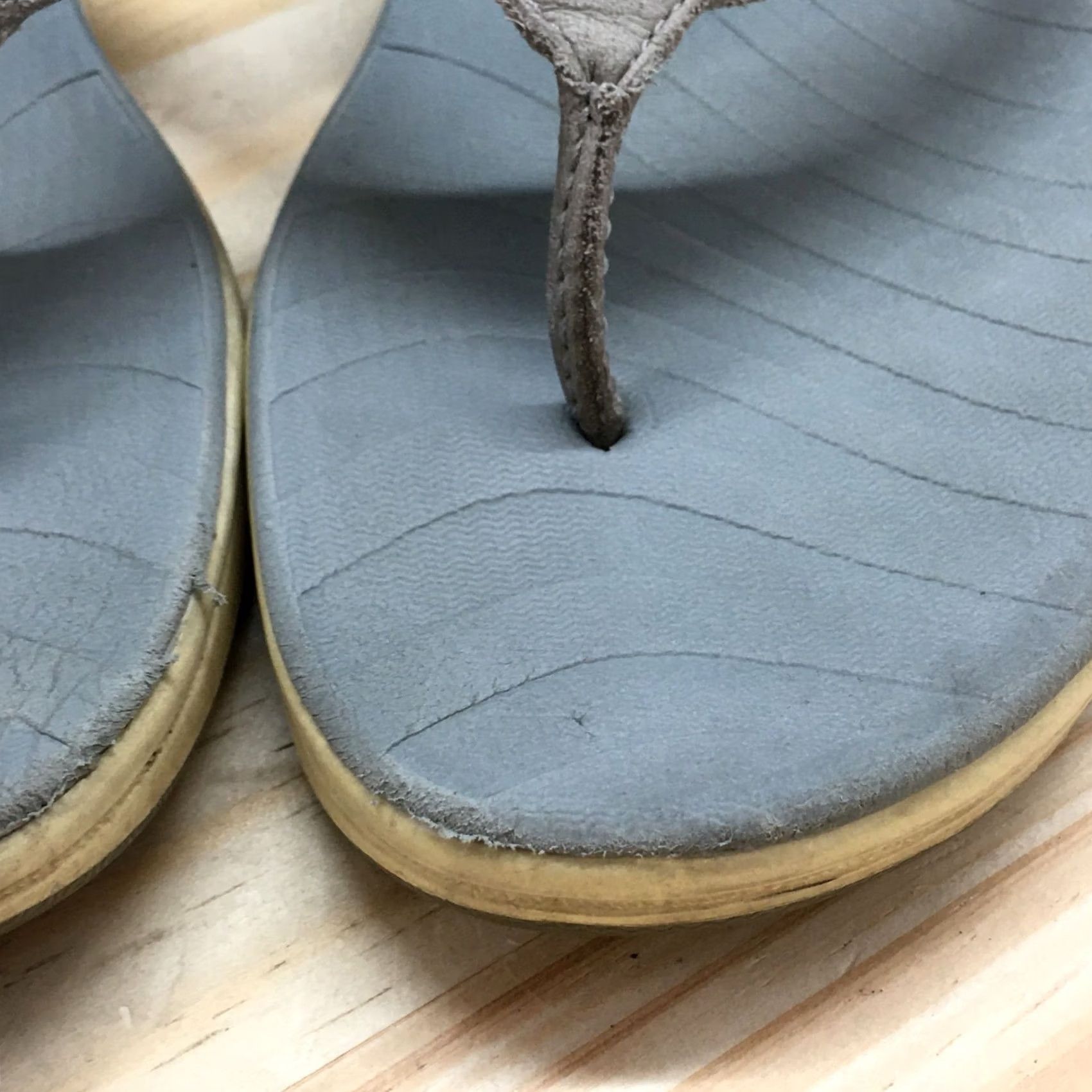 Sperry Sperry Sandals Seabrook Slip On Flip Flops Gray Leather Womens 8.5 Shoes Casual Summer Storm STS95169 Fashion Top Sider Women’s Shoes Mens Womens Size US 9 / IT 39 - 6 Thumbnail
