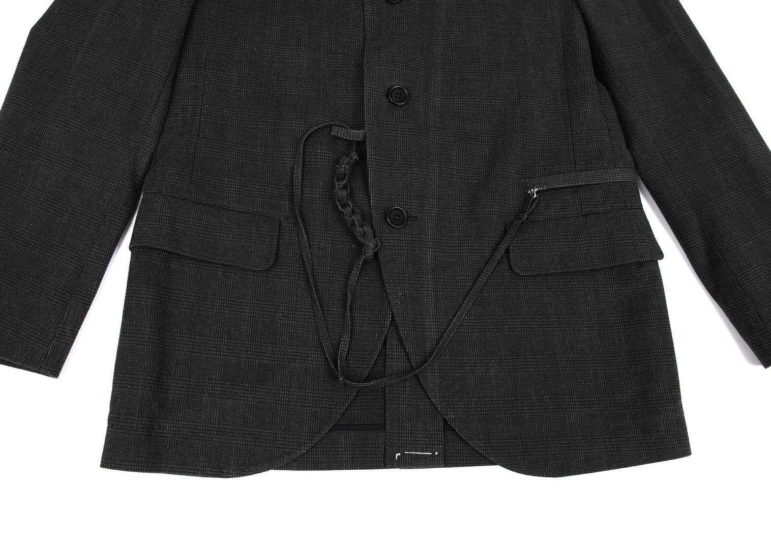 Yohji Yamamoto Yohji Yamamoto Cotton Glen Check Blazer Size US S / EU 44-46 / 1 - 8 Thumbnail
