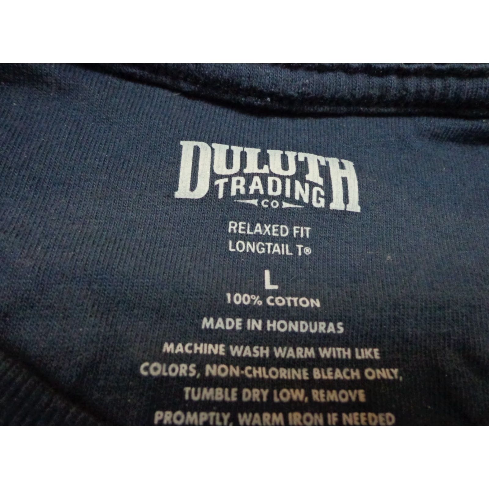 Duluth Trading Company Duluth Trading Co. T-Shirt Blue Large Cotton Relaxed Fit Short Sleeve Mens L Shirt Size US L / EU 52-54 / 3 - 3 Thumbnail