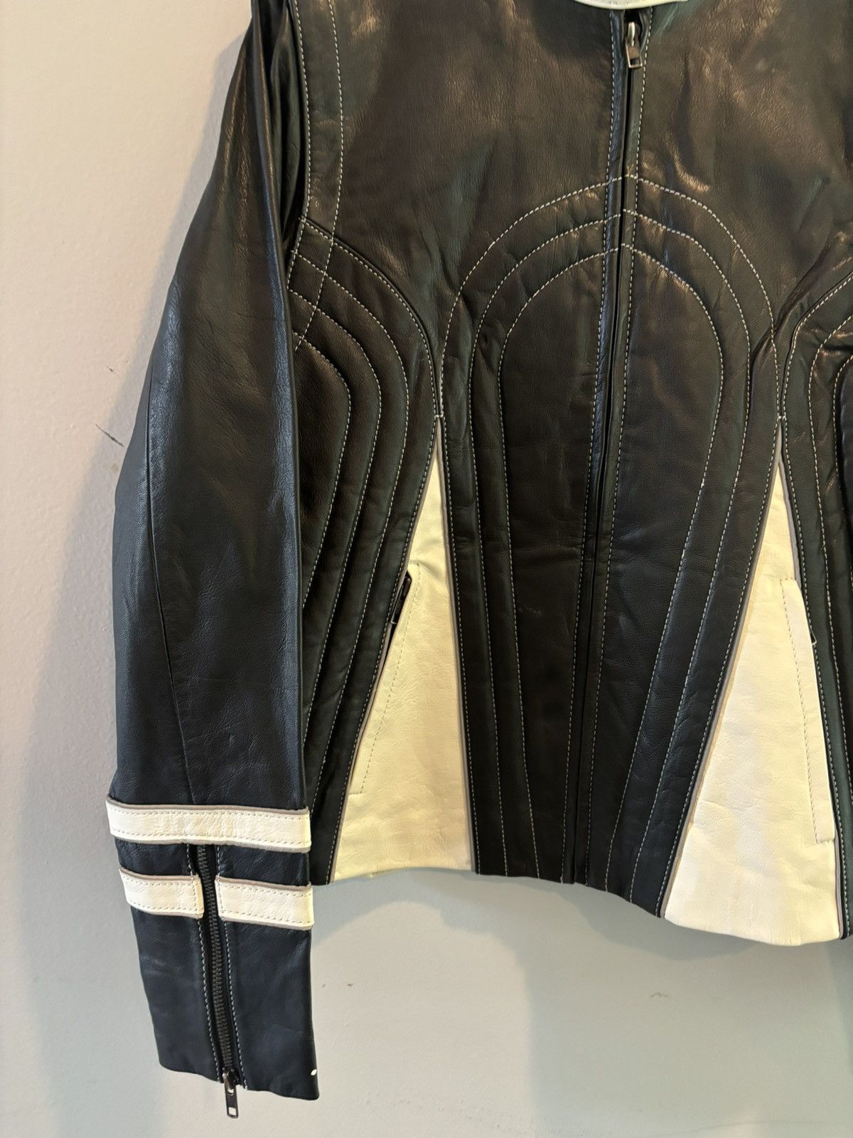 Vintage Vintage Leather Jacket/Vest Detachable Motorcycle Apparel Size US L / EU 52-54 / 3 - 4 Thumbnail
