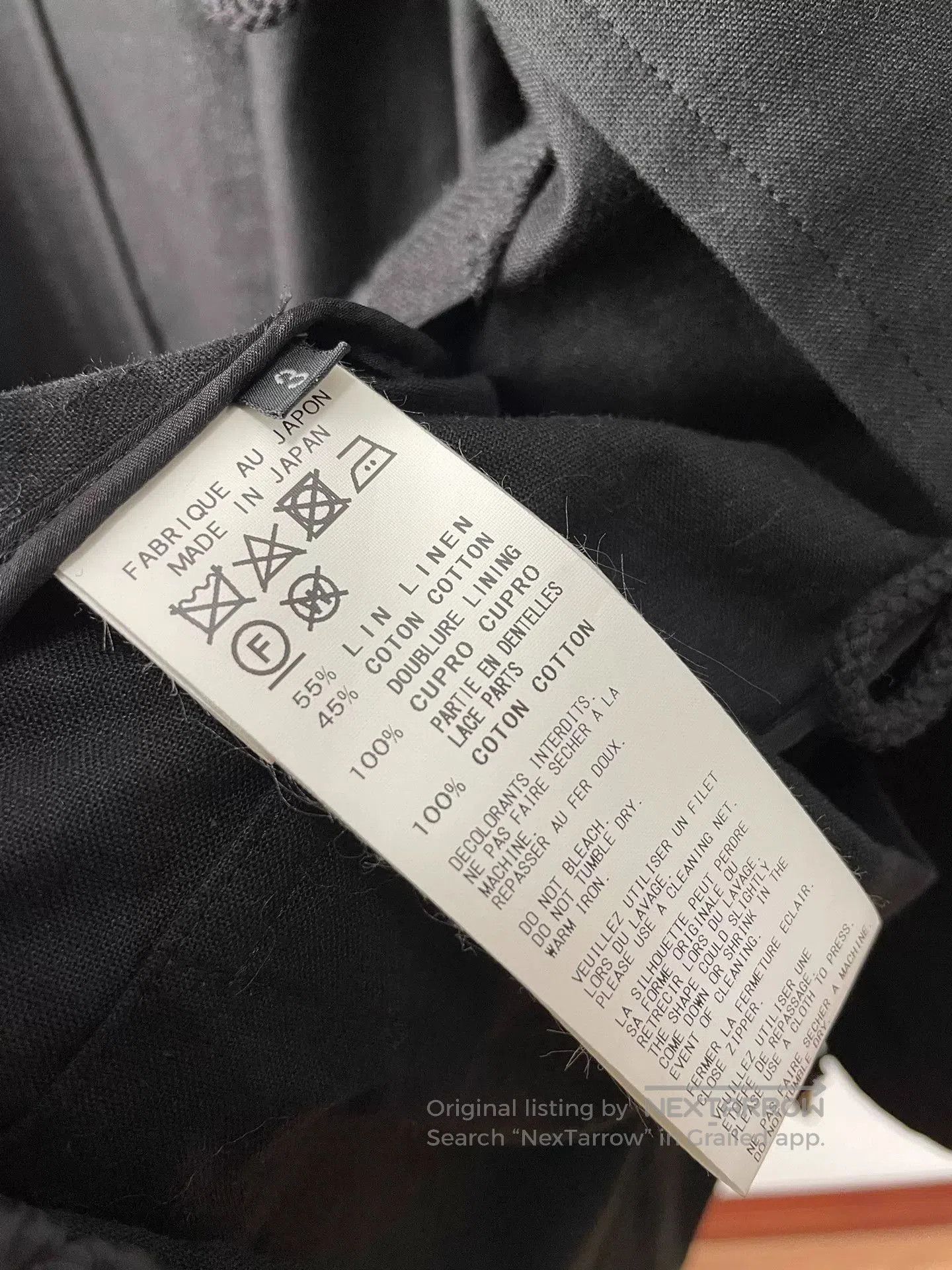 Yohji Yamamoto Yohji Yamamoto Cotton. Size US L / EU 52-54 / 3 - 5 Thumbnail