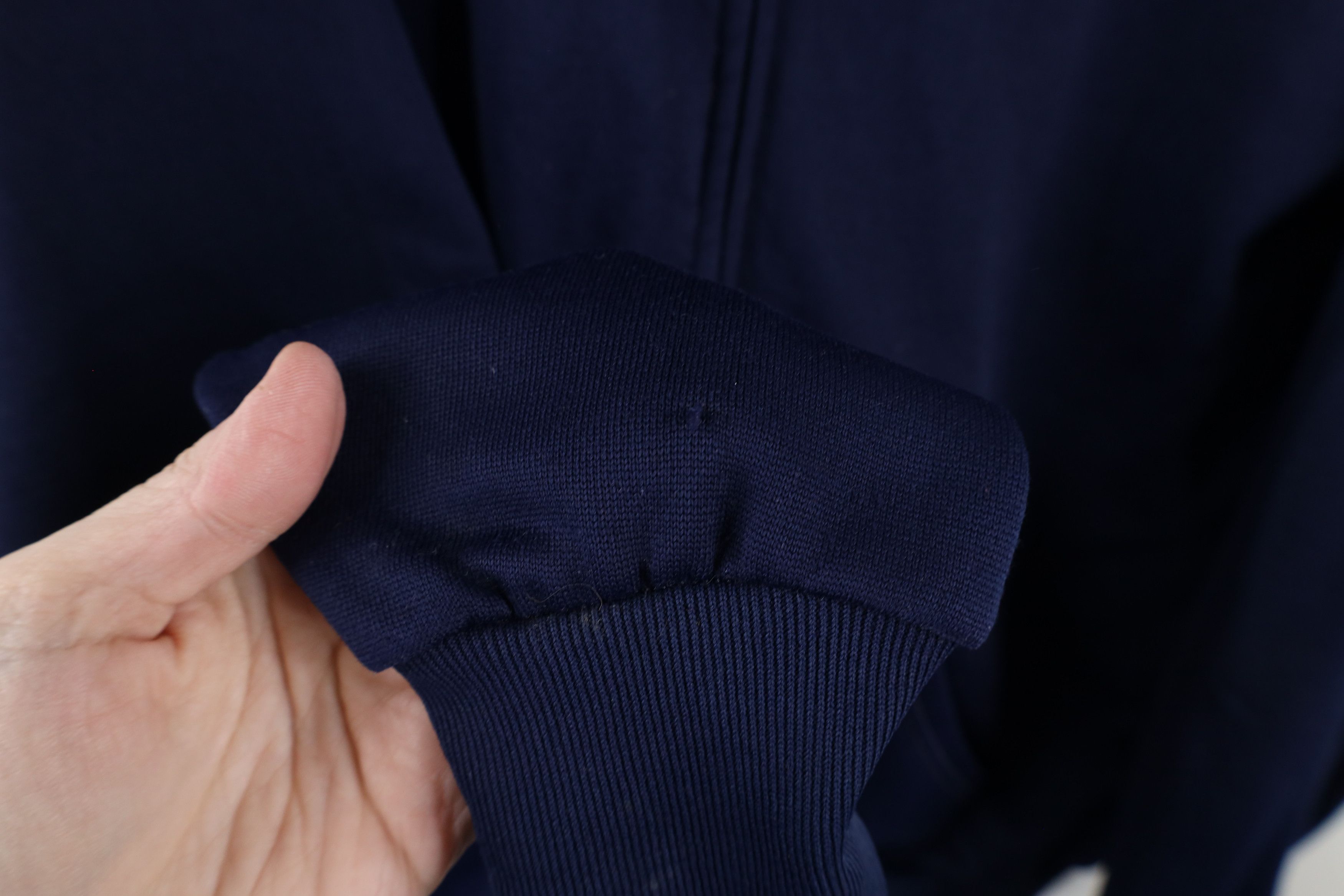 Vintage Vintage 70s Streetwear Full Zip Hoodie Sweatshirt Blue USA Size US XL / EU 56 / 4 - 5 Thumbnail