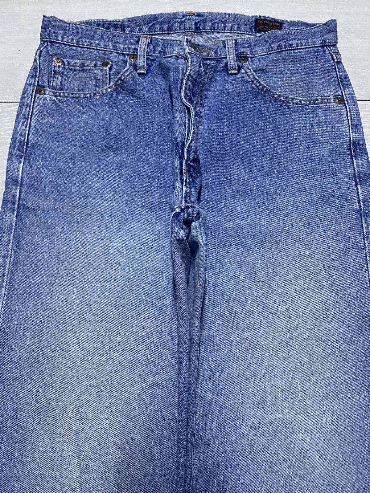 Japanese Brand Vintage Bobson Feel The Best Basic Blue Jeans Size US 31 - 3 Thumbnail