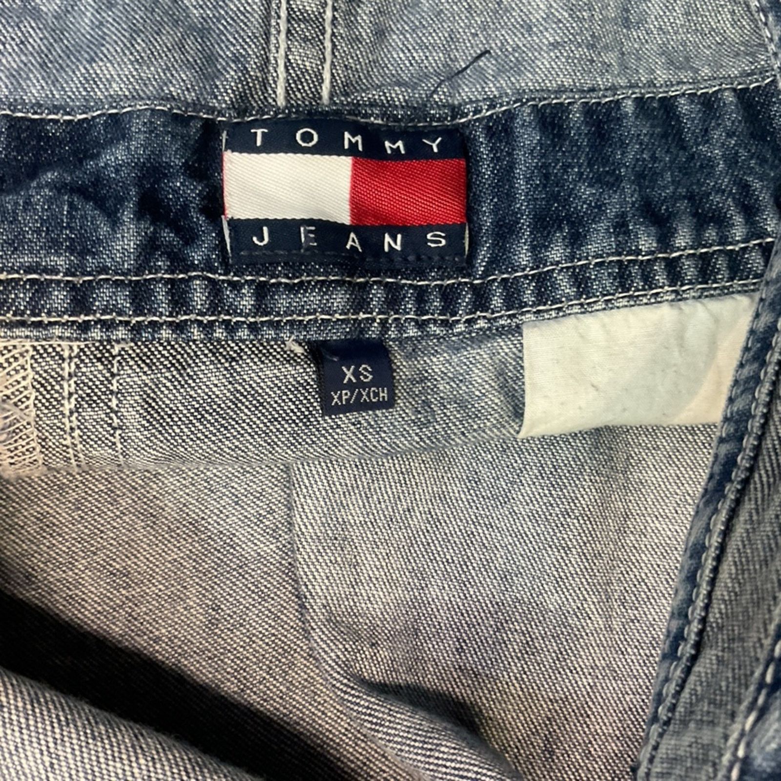 Tommy Hilfiger Vintage Tommy Hilfiger Denim Overalls Size 32 - 6 Thumbnail