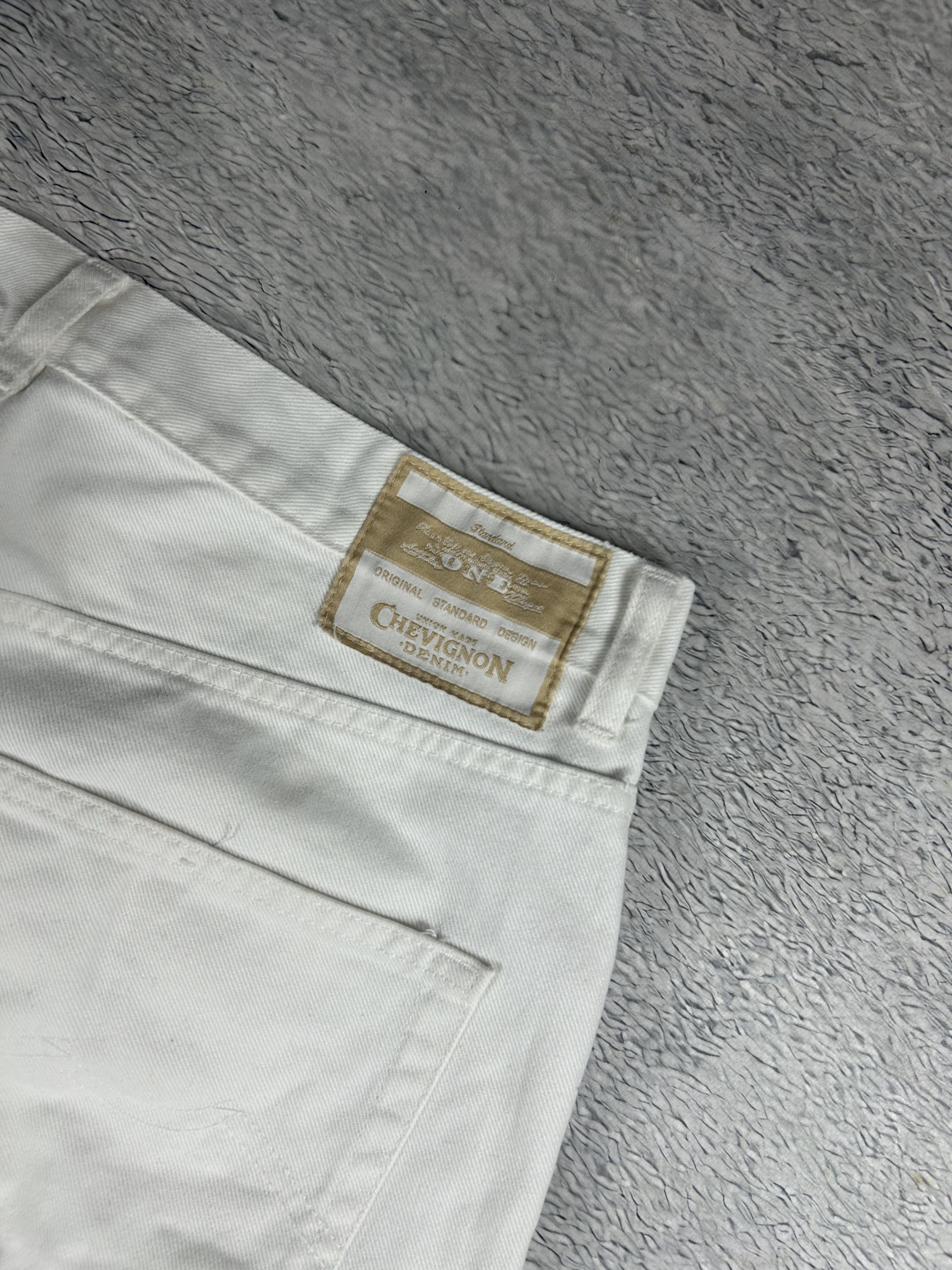 Chevignon × Vintage Chevignon vintage jeans White Straight Oldmoney Style Size US 36 / EU 52 - 3 Thumbnail