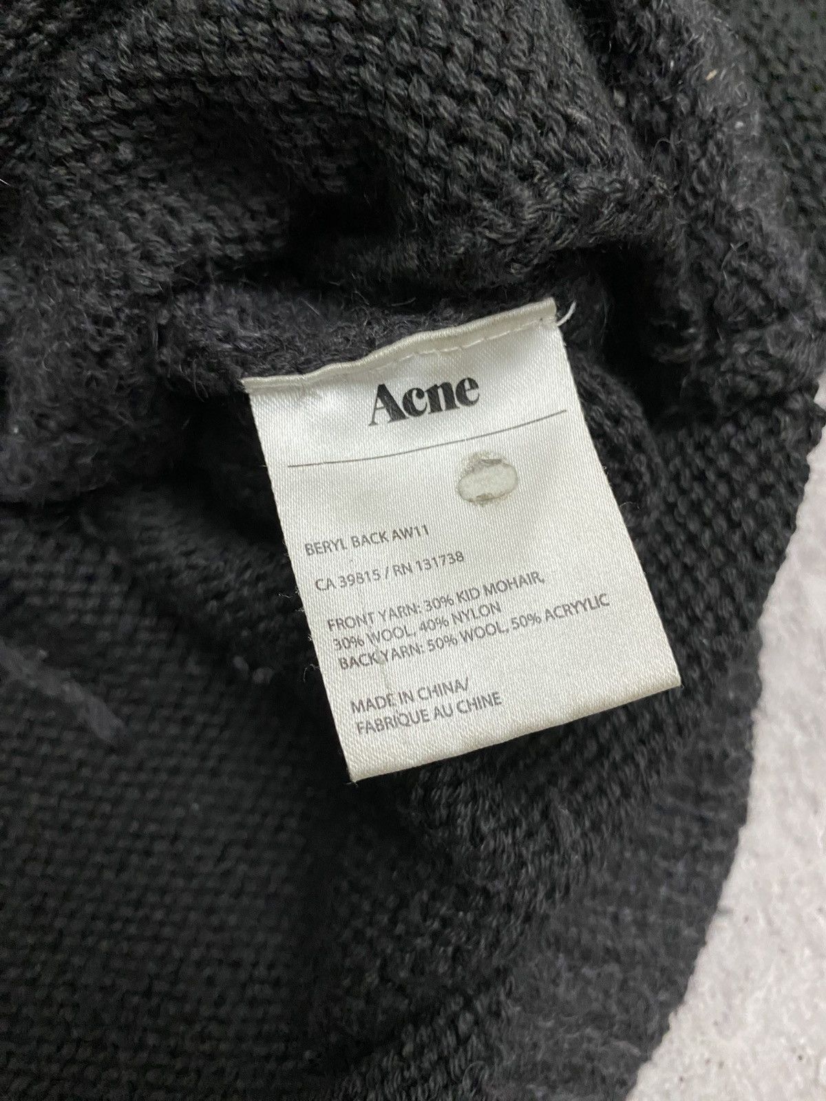 Acne Studios Acne Studios Wool Grey Cardigan Size US M / EU 48-50 / 2 - 7 Thumbnail