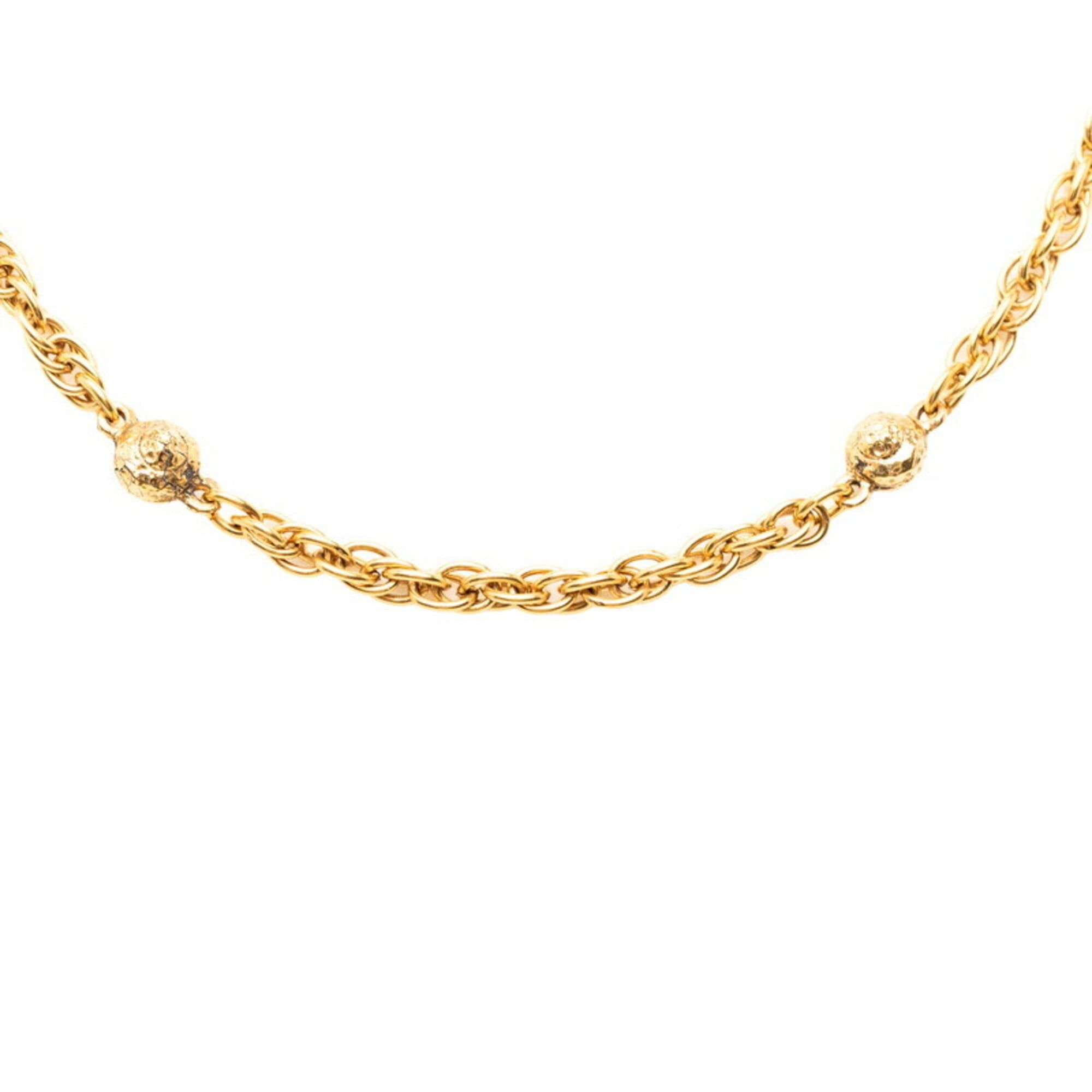 Chanel Chanel Long Necklace, Gold Plated, Women's CHANEL Size ONE SIZE - 1 Thumbnail