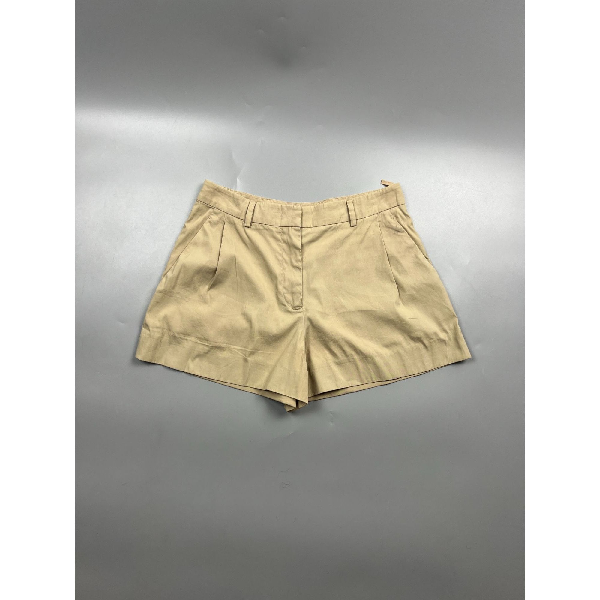 Prada Prada Flared Chino Shorts (Y0832) Size 26" / US 2 / IT 38 - 1 Thumbnail