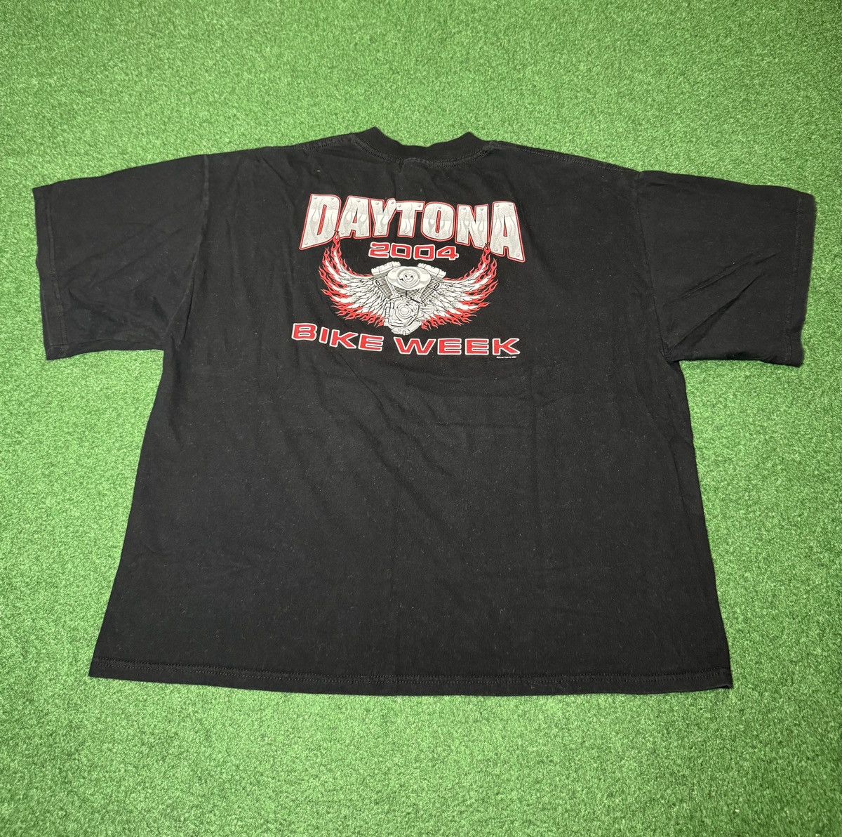 Vintage Vintage Daytona Beach Bike Week Y2K Biker XL 23x26 T Shirt Size US XL / EU 56 / 4 - 3 Thumbnail