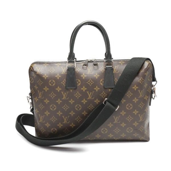 Louis Vuitton Louis Vuitton Porte Document Jour Monogram Macassar ...