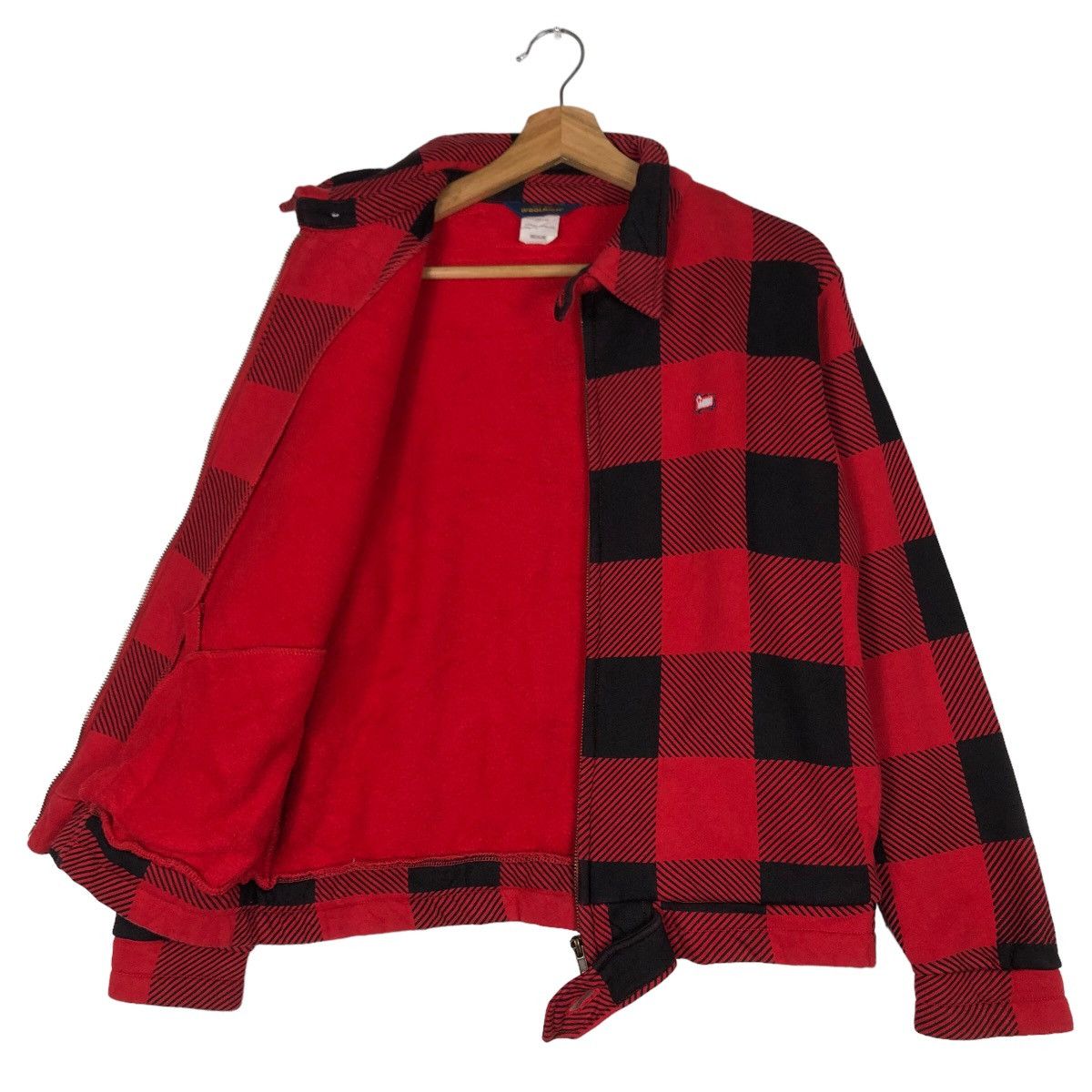 Japanese Brand 🔥Vintage Bomber Jacket Woolrich Tartan Design Punk Design Size US M / EU 48-50 / 2 - 9 Thumbnail