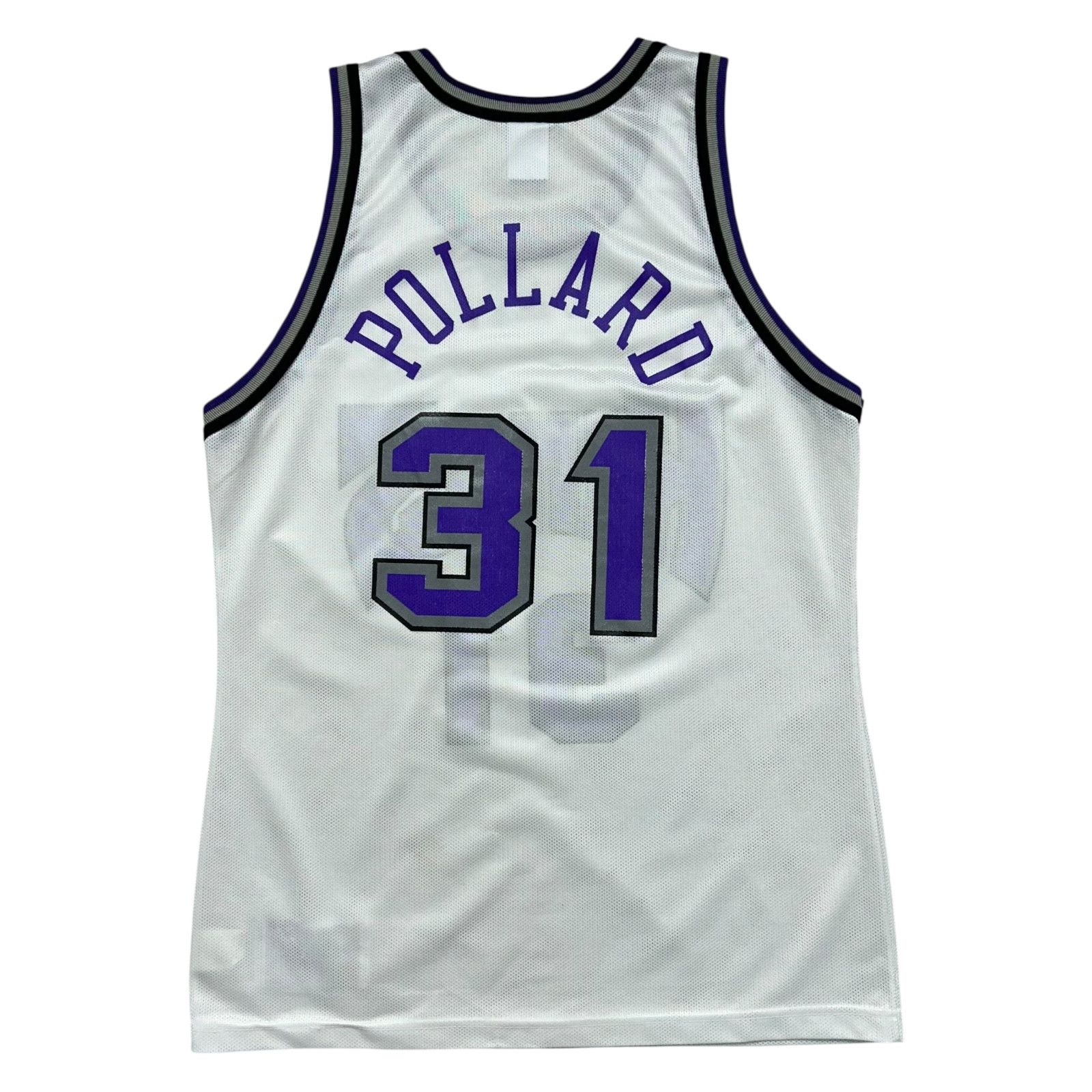 NBA RARE 90s SCOTT POLLARD SACRAMENTO KINGS JERSEY CHAMPION Size US L / EU 52-54 / 3 - 1 Thumbnail
