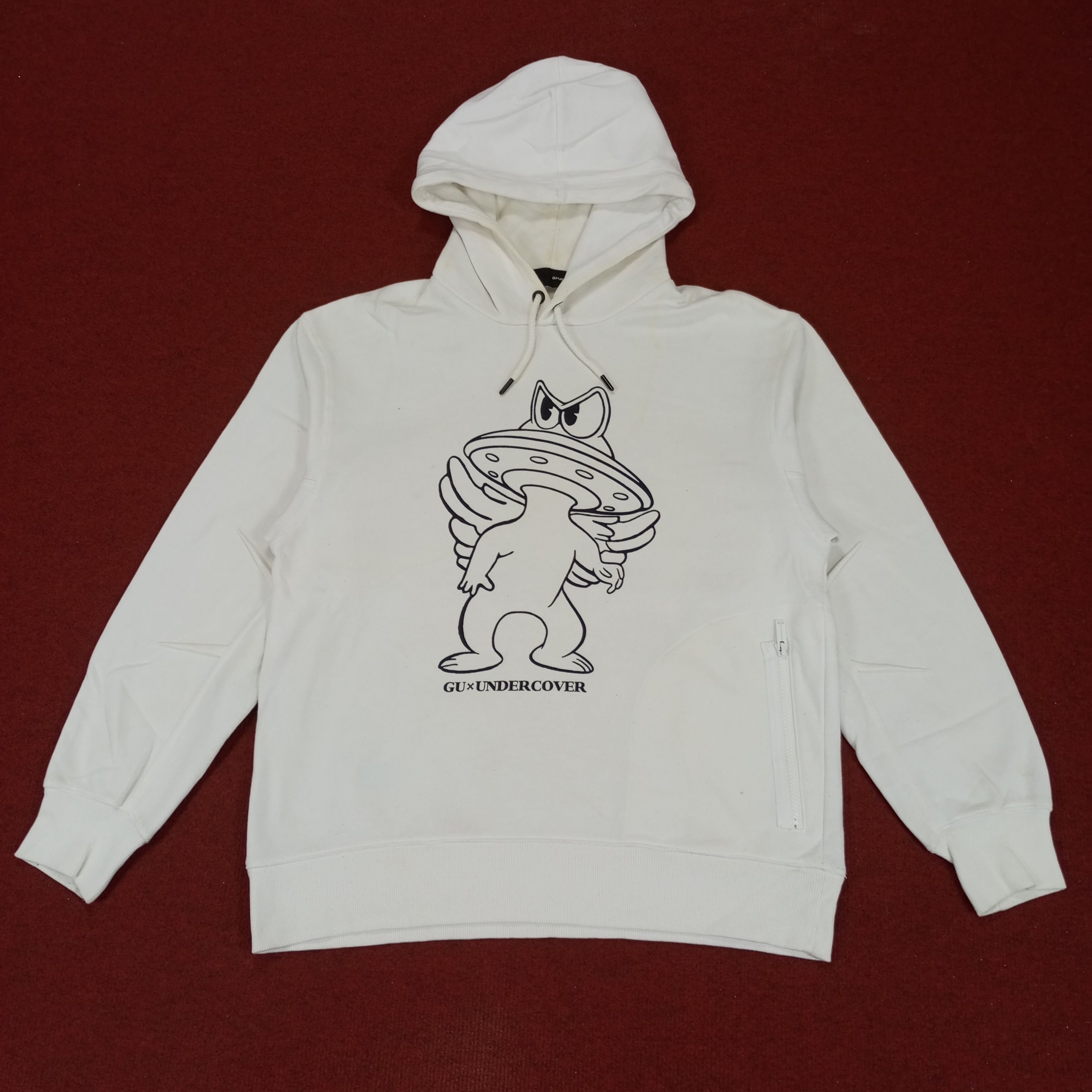 GU × Undercover × Vintage GU X Undercover Japanese Brand Custom Logo Style Hoodies Size US M / EU 48-50 / 2 - 1 Thumbnail