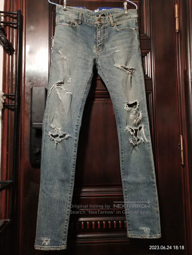 Saint Laurent Paris Saint Laurent Paris Jeans Size US 30 / EU 46 - 1 Thumbnail