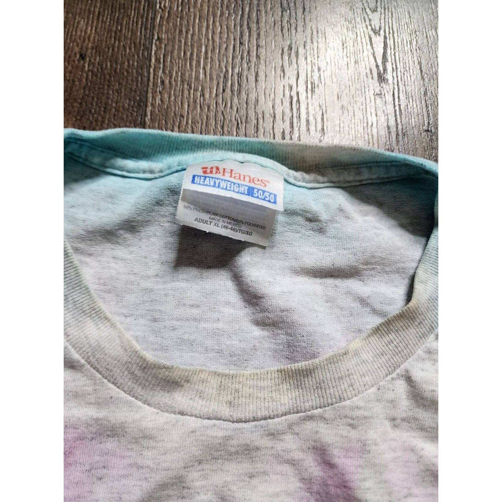Vintage VINTAGE MENS XL BAKER CITY OREGON TIE DYE T SHIRT GRAY DISTRESSED Size US XL / EU 56 / 4 - 4 Thumbnail