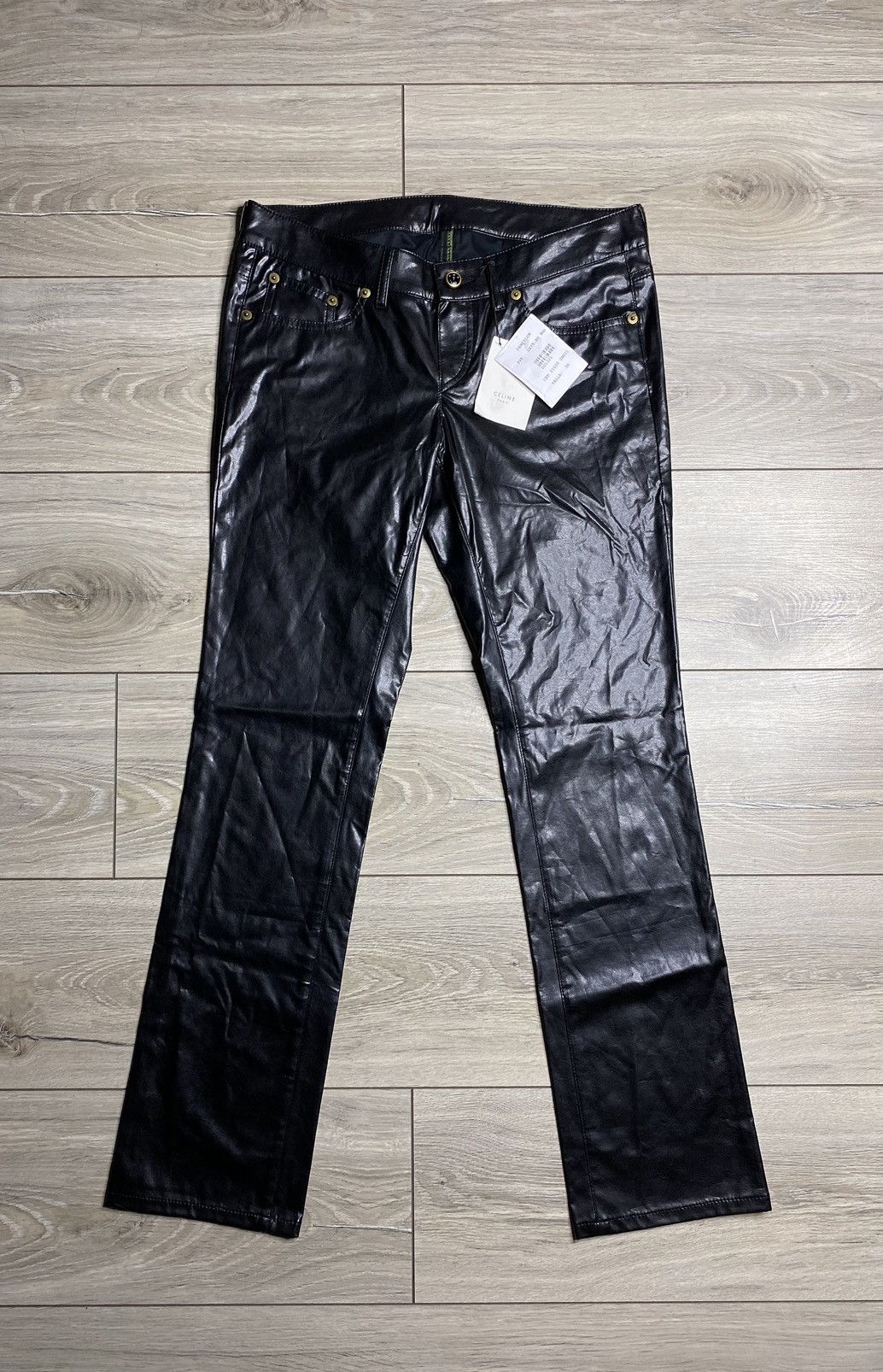 NWT Celine Faux Leather Pants
