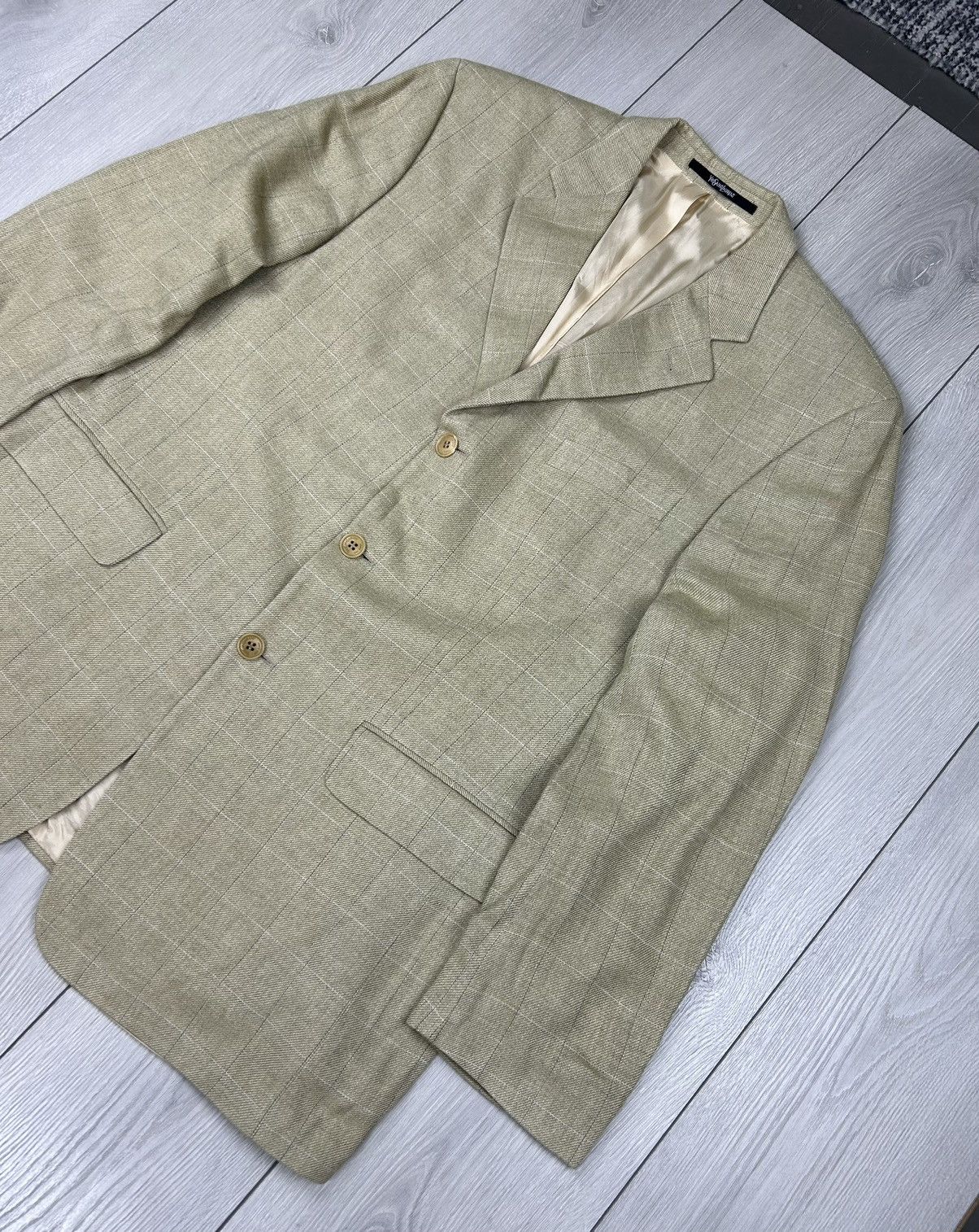 Vintage × Yves Saint Laurent Yves Saint Laurent Vintage Blazer size 52R Size 52R - 2 Thumbnail