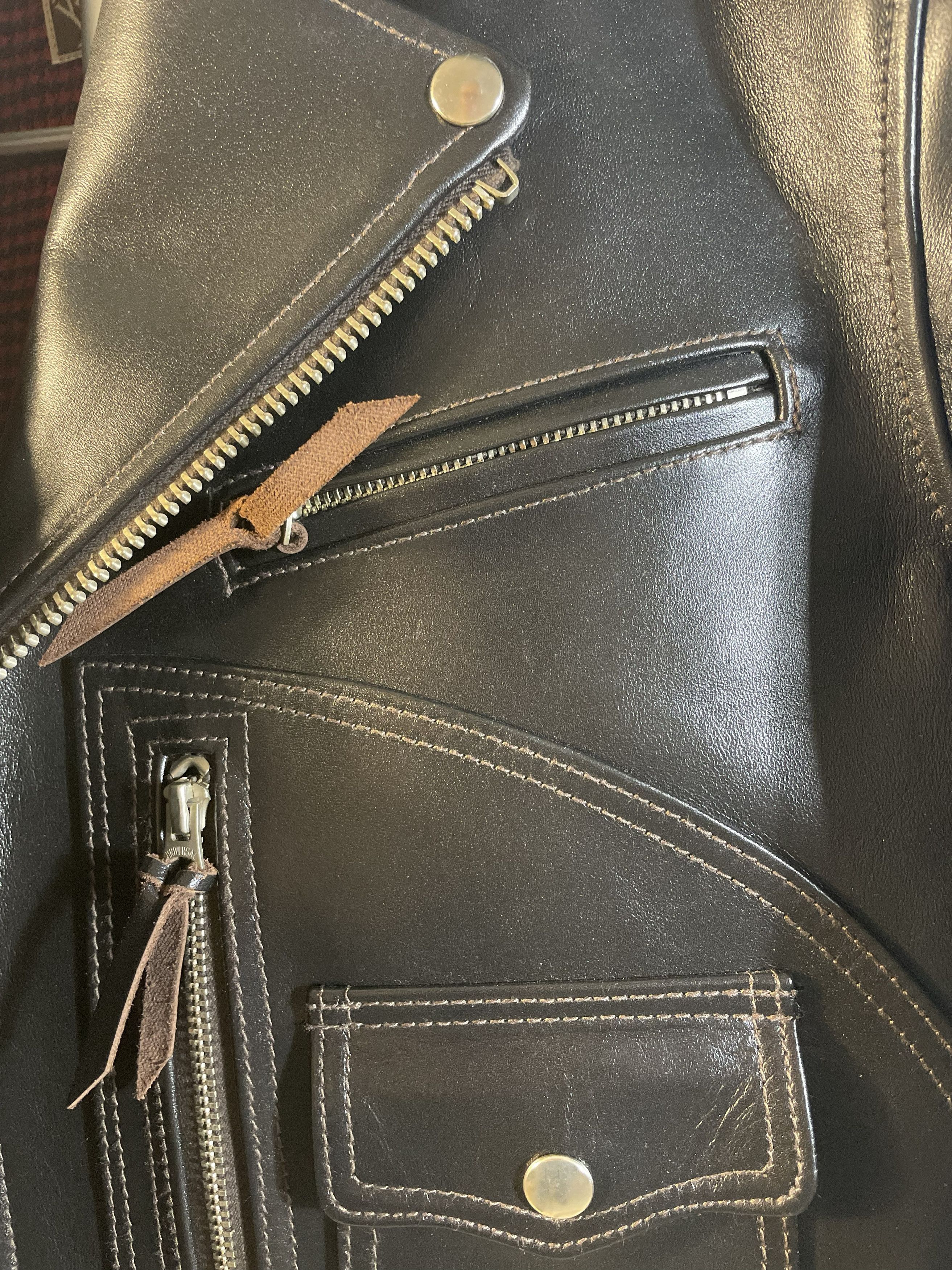 Y'2 Leather Y2 Leather D-Pocket Motorcycle Jacket (HR-55) - Size 42 Size US L / EU 52-54 / 3 - 5 Thumbnail