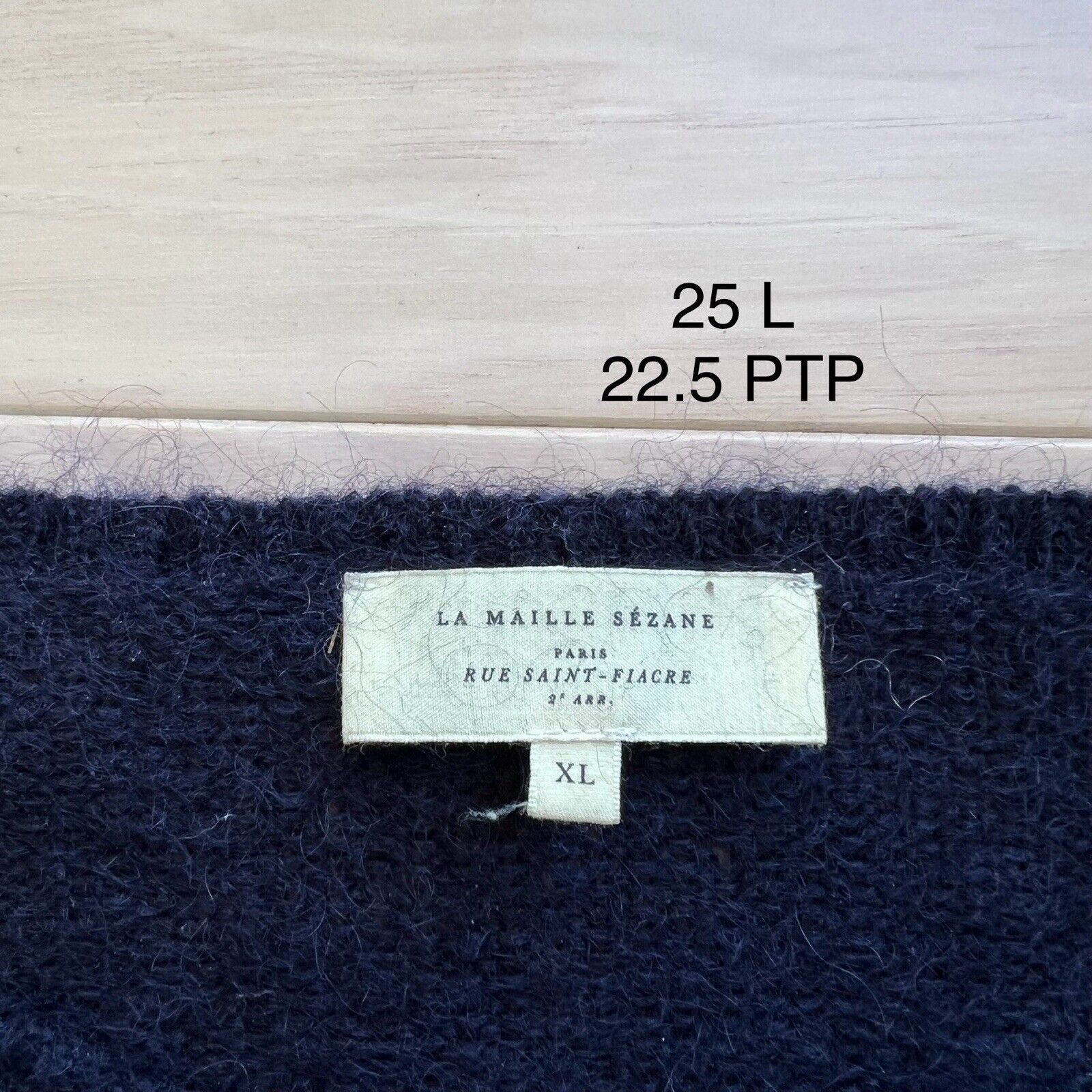 Sezane La Maille Sezane Sweater Women's XL Blue Mohair Wool Size XL / US 12-14 / IT 48-50 - 7 Thumbnail