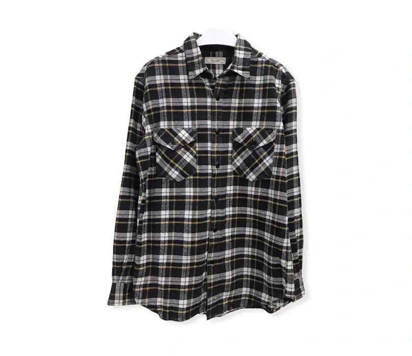 Japanese Brand Vintage Famock Plaid Tartan Flannel Shirt | Grailed