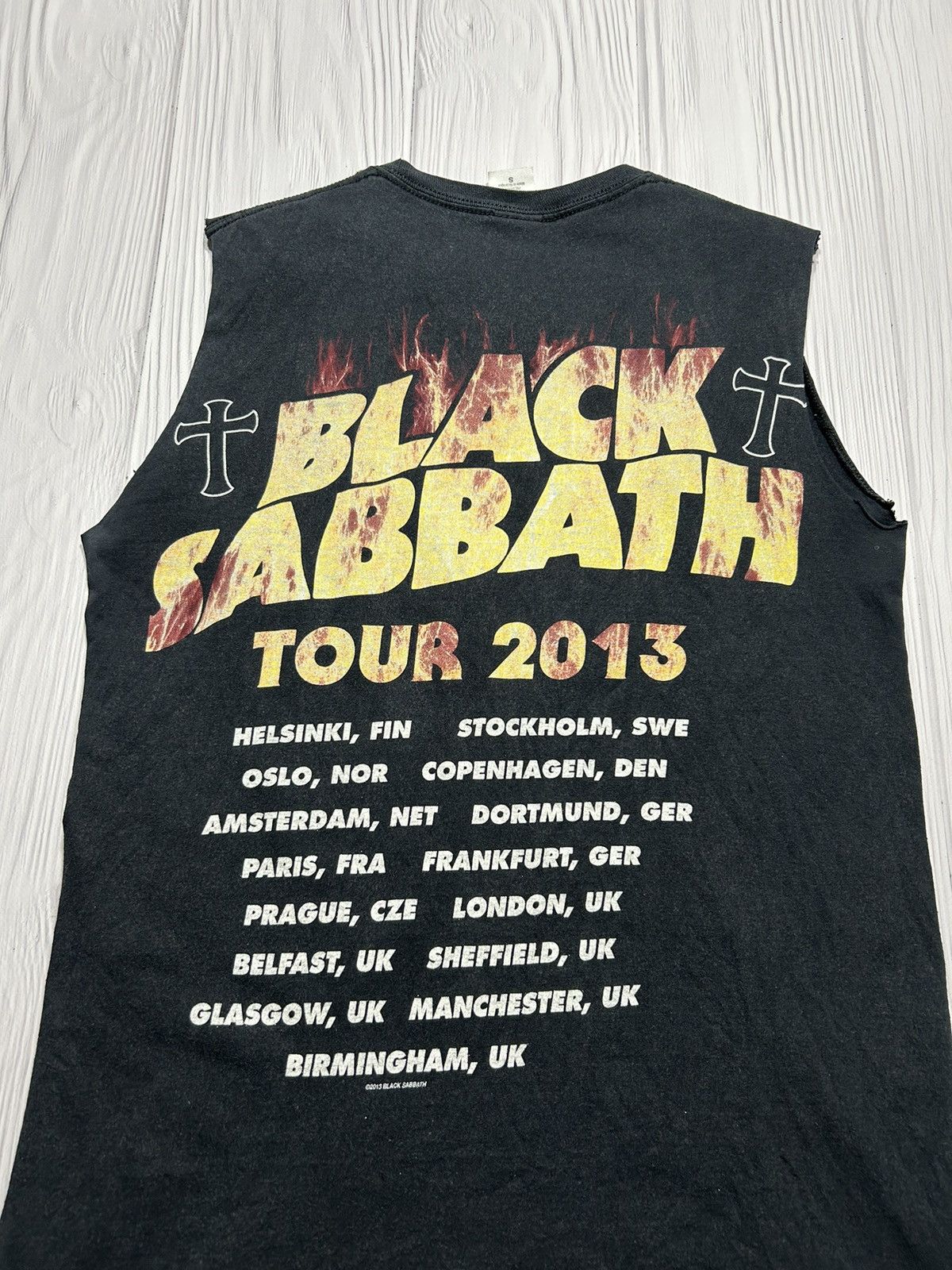 Band Tees 2013 Black Sabbath Ozzy Osbourne 13 Tour Tee Tank Top Size US S / EU 44-46 / 1 - 9 Thumbnail