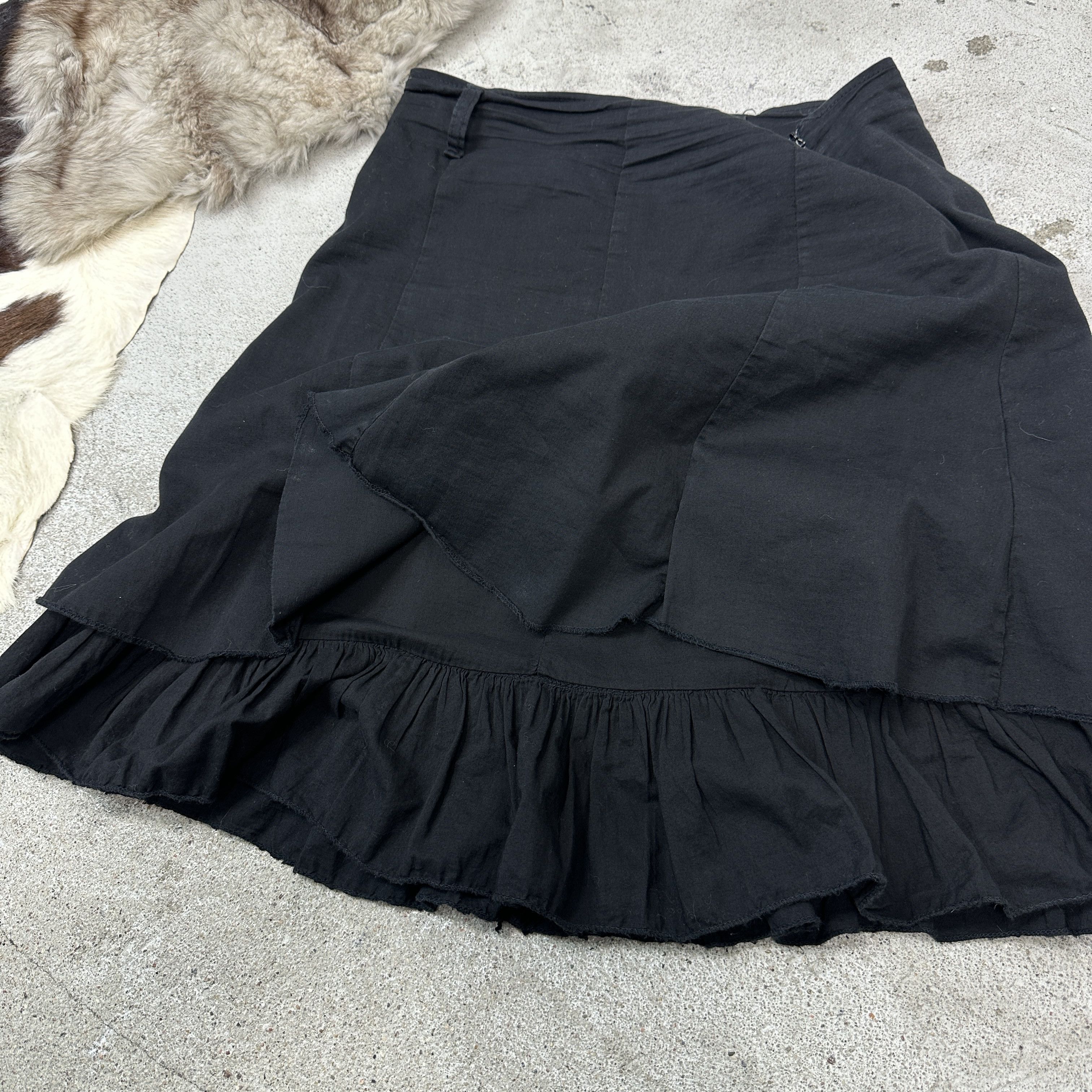 Vintage Vintage Avant Garde Layered Pleated Skirt Y2K Size 26" / US 2 / IT 38 - 4 Thumbnail
