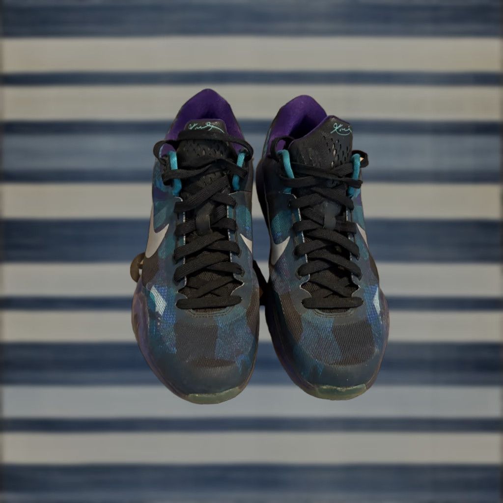 Nike Nike Kobe 10 Sneaker Men 9 Purple Emerald Glow-Silver-Court Purple 2015 705317-305 USED Size US 9 / EU 42 - 1 Thumbnail