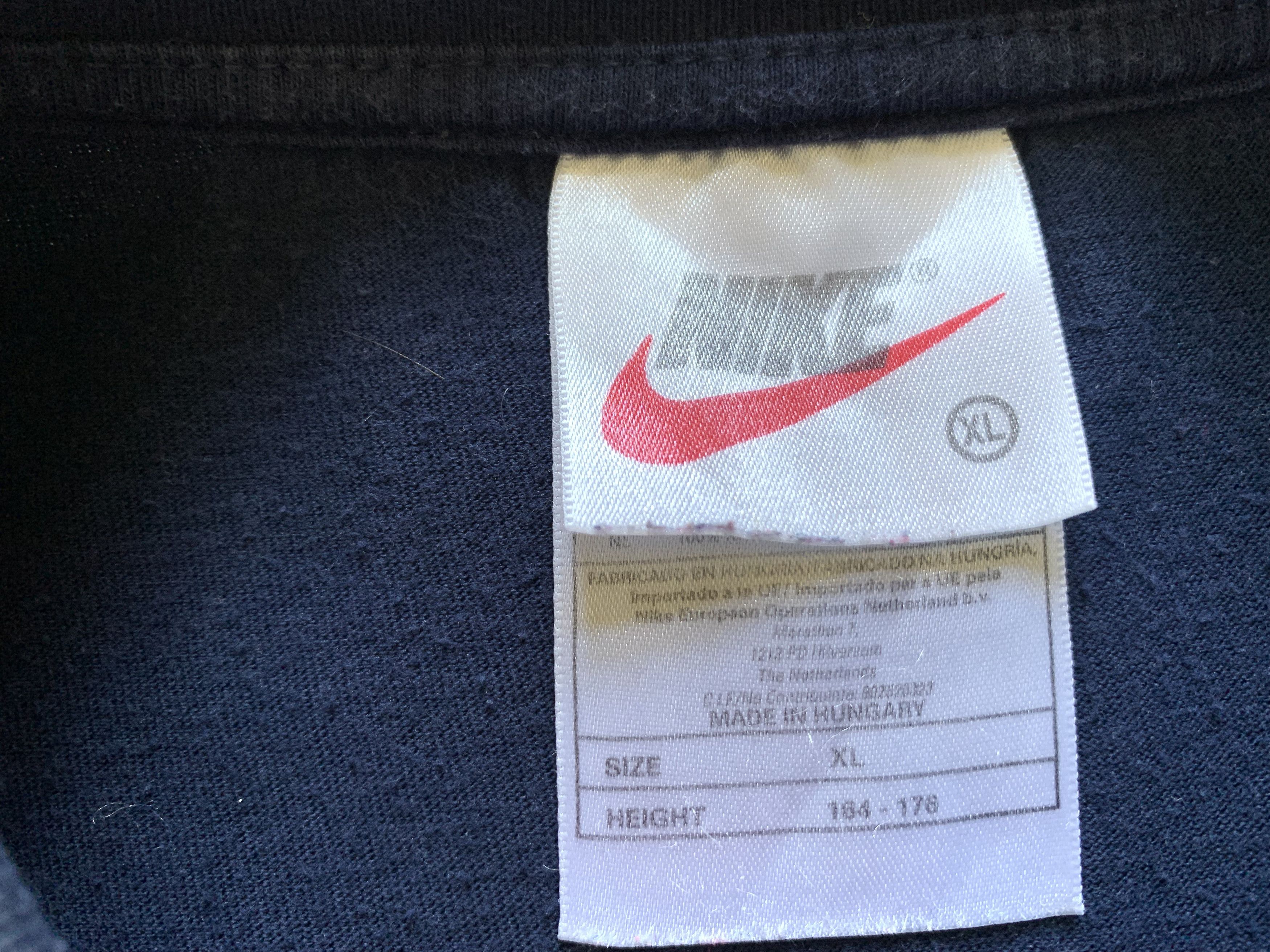 Nike × Vintage Vintage Nike Blue Printed Logo T-Shirt Size US XL / EU 56 / 4 - 6 Thumbnail