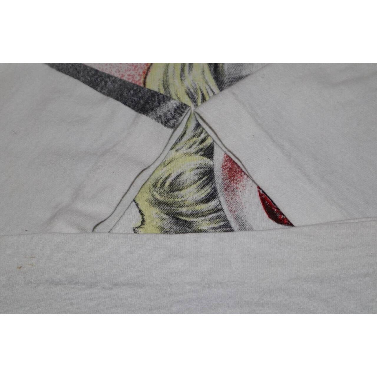 Vintage Vintage 90s Marilyn Monroe All Over Print T Shirt White XL Size US XL / EU 56 / 4 - 6 Thumbnail