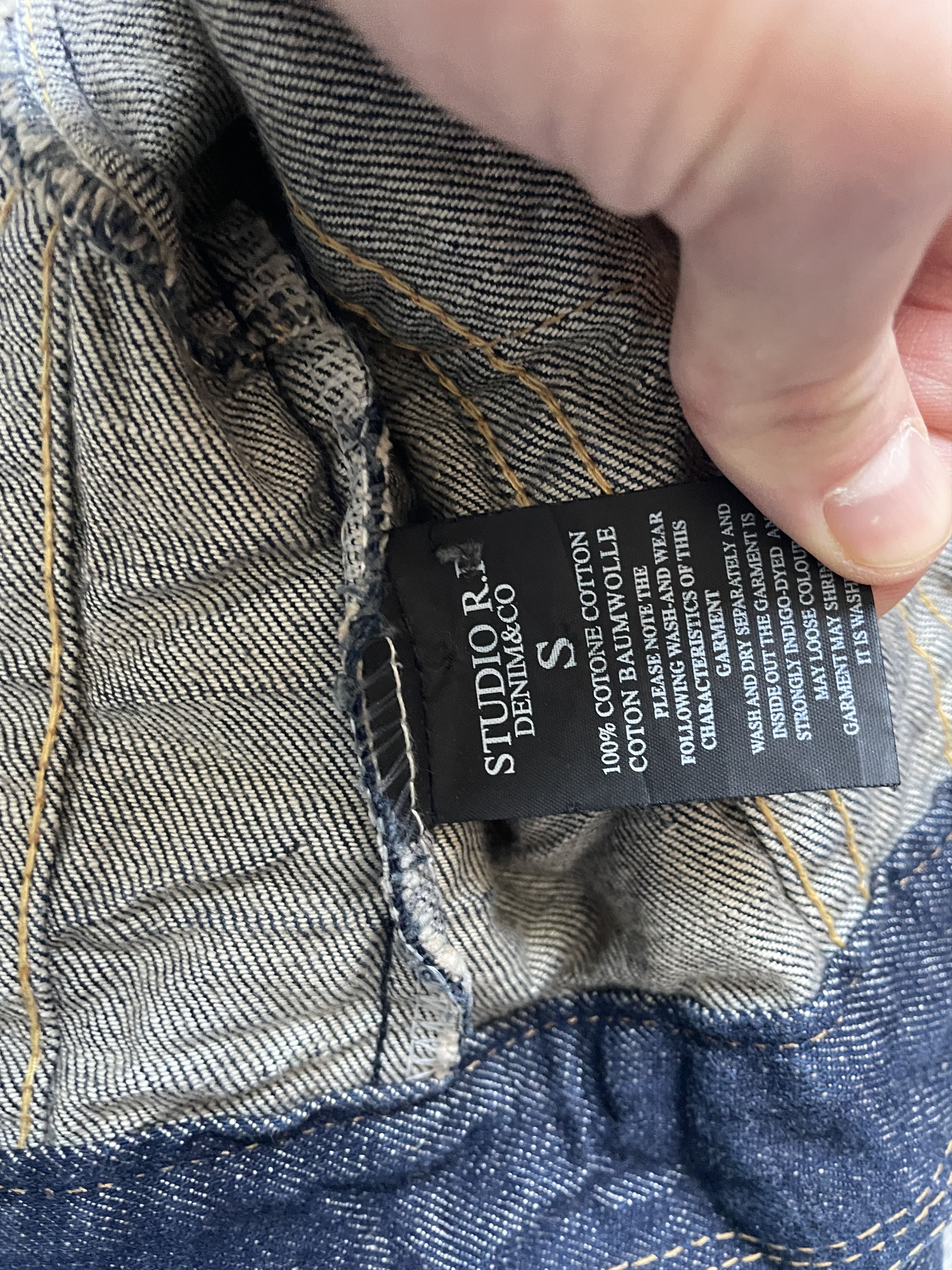 If Six Was Nine Y2K STUDIO R.P&DENIM HYSTERIC JAPANEESE CROPPED DENIM JACKET Size S / US 4 / IT 40 - 6 Thumbnail