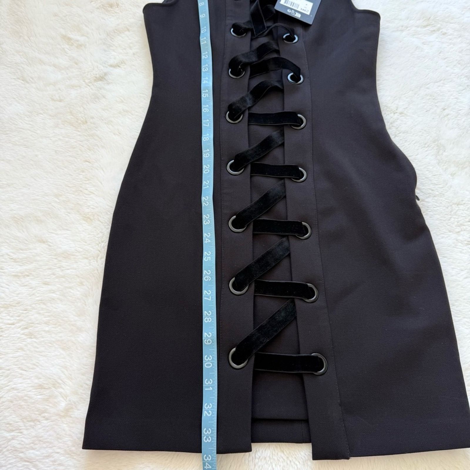 The Kooples NWT!!! The Kooples lace up women mini dress size 0 or S 345$ Size S / US 4 / IT 40 - 11 Thumbnail