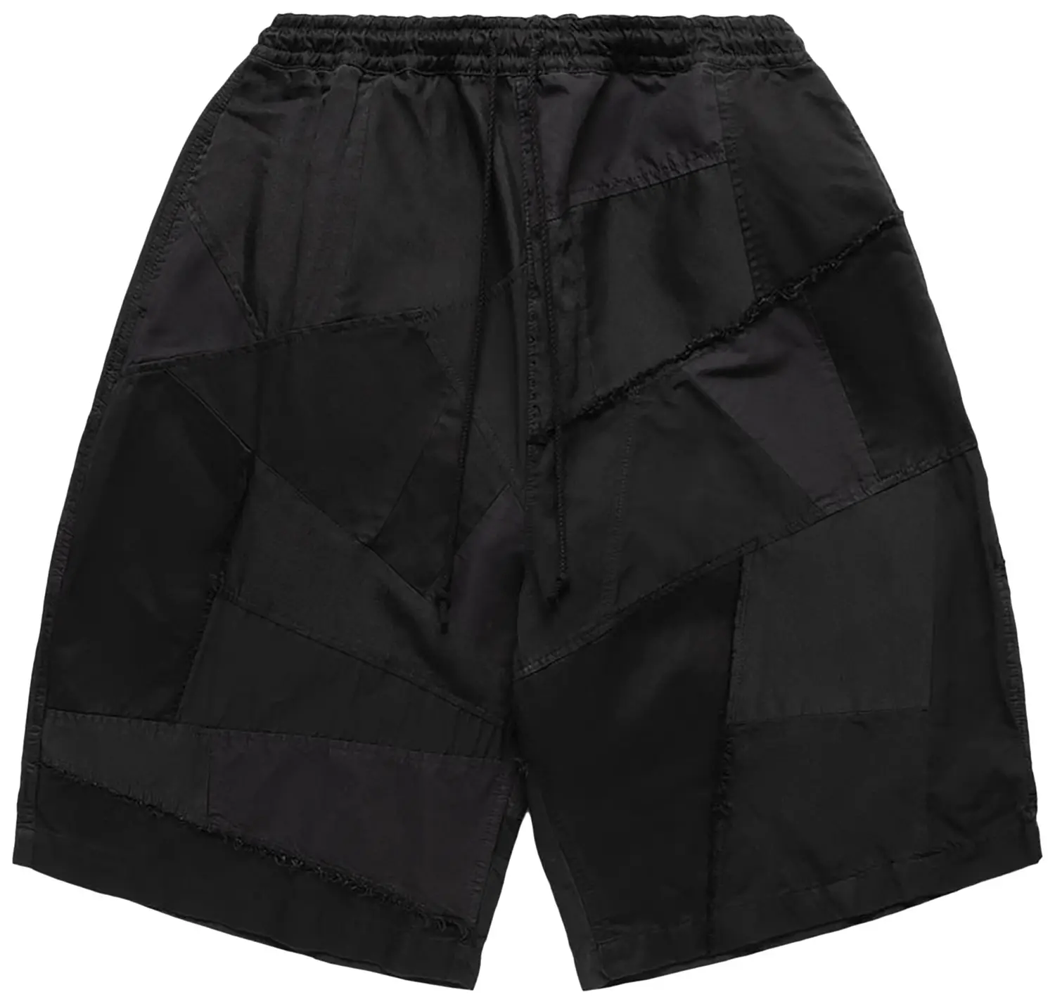 Comme des Garcons Homme COMME DES GARÇONS HOMME GARMENT DYED PATCHWORK SHORT BLACK M Size US 34 / EU 50 - 1 Thumbnail