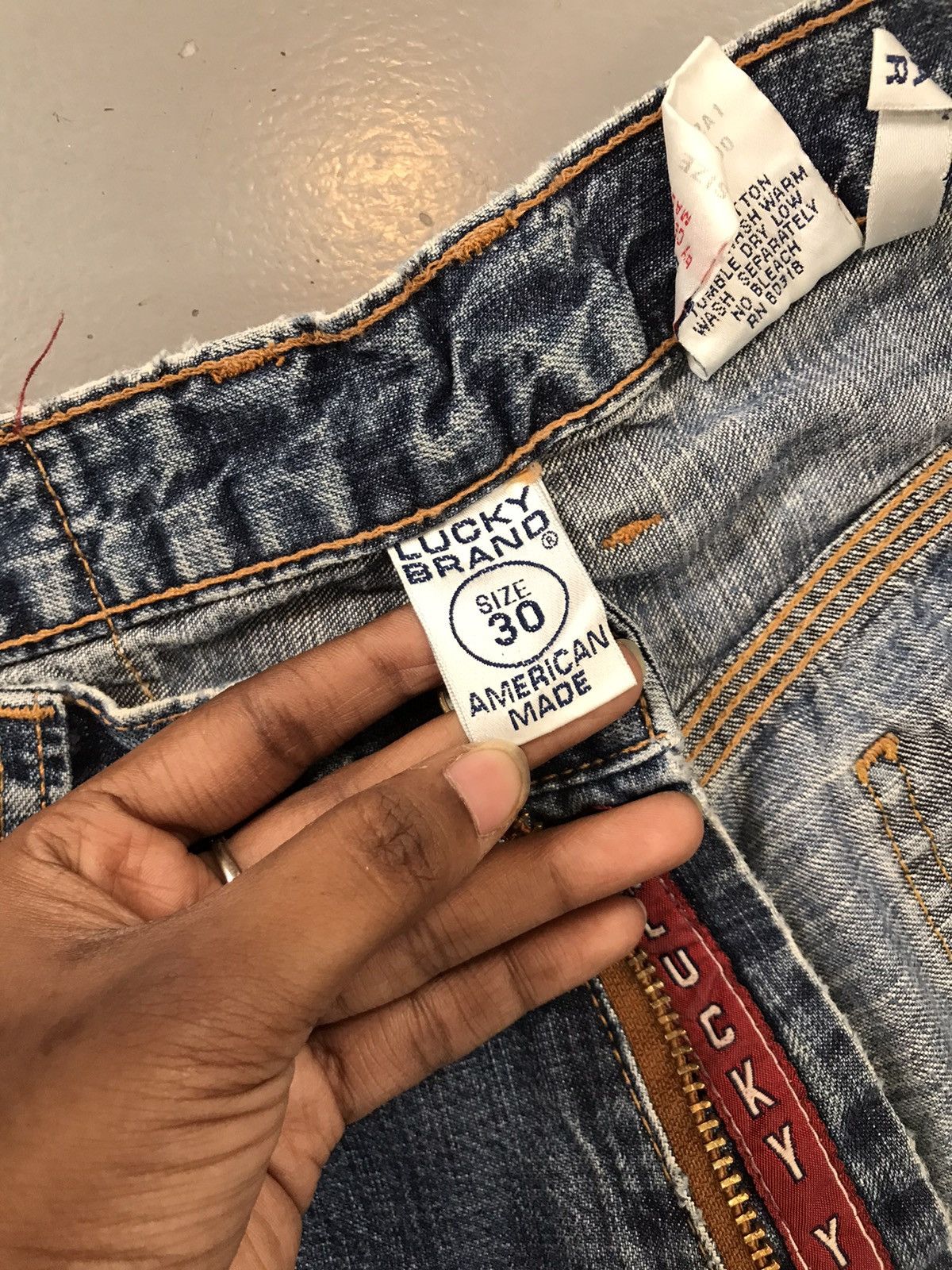 Lucky Brand × Vintage Vintage lucky brand carpenter denim Size US 30 / EU 46 - 8 Thumbnail