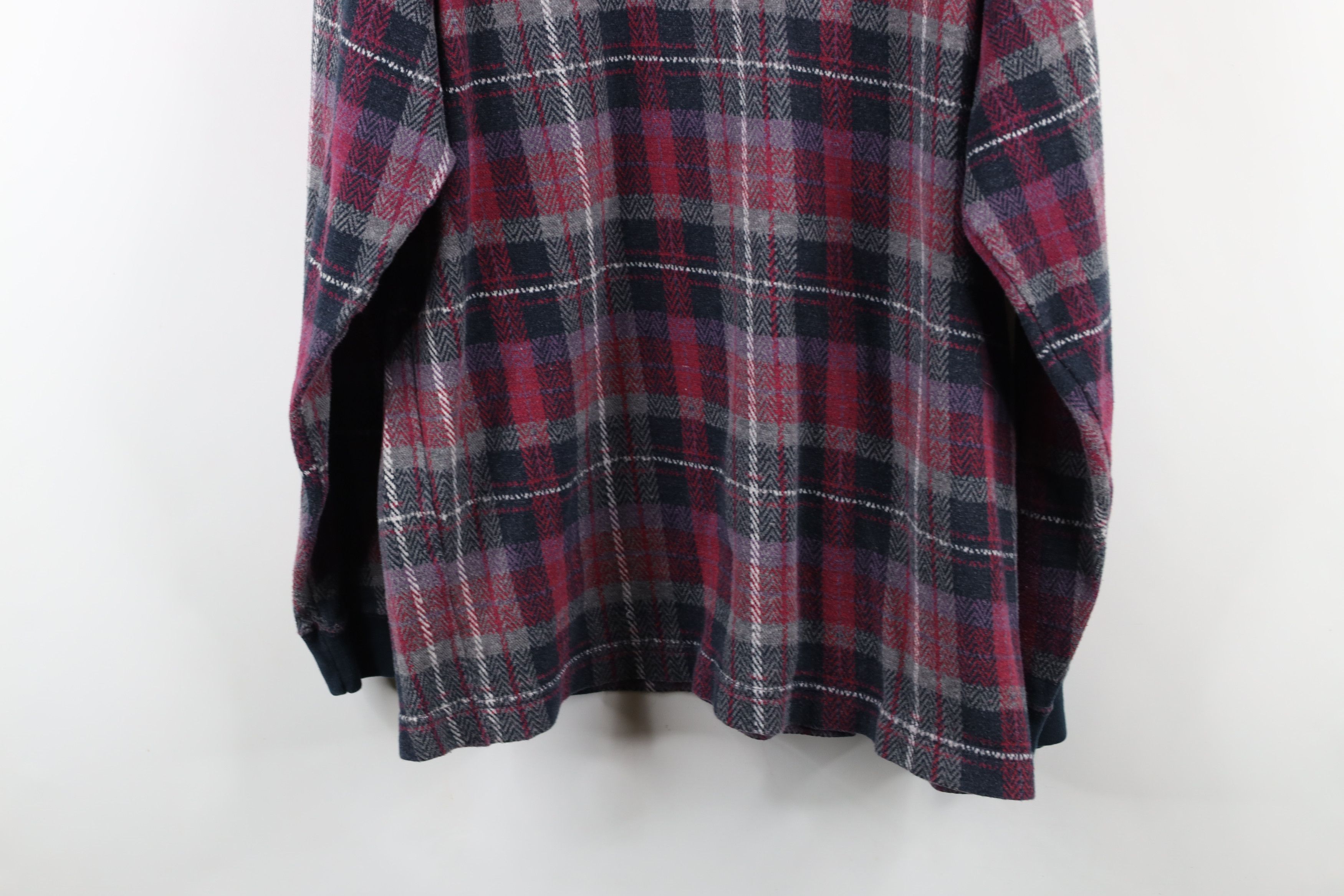 Vintage Vintage 90s Streetwear Heavyweight Long Sleeve Polo Shirt Size US XL / EU 56 / 4 - 11 Thumbnail